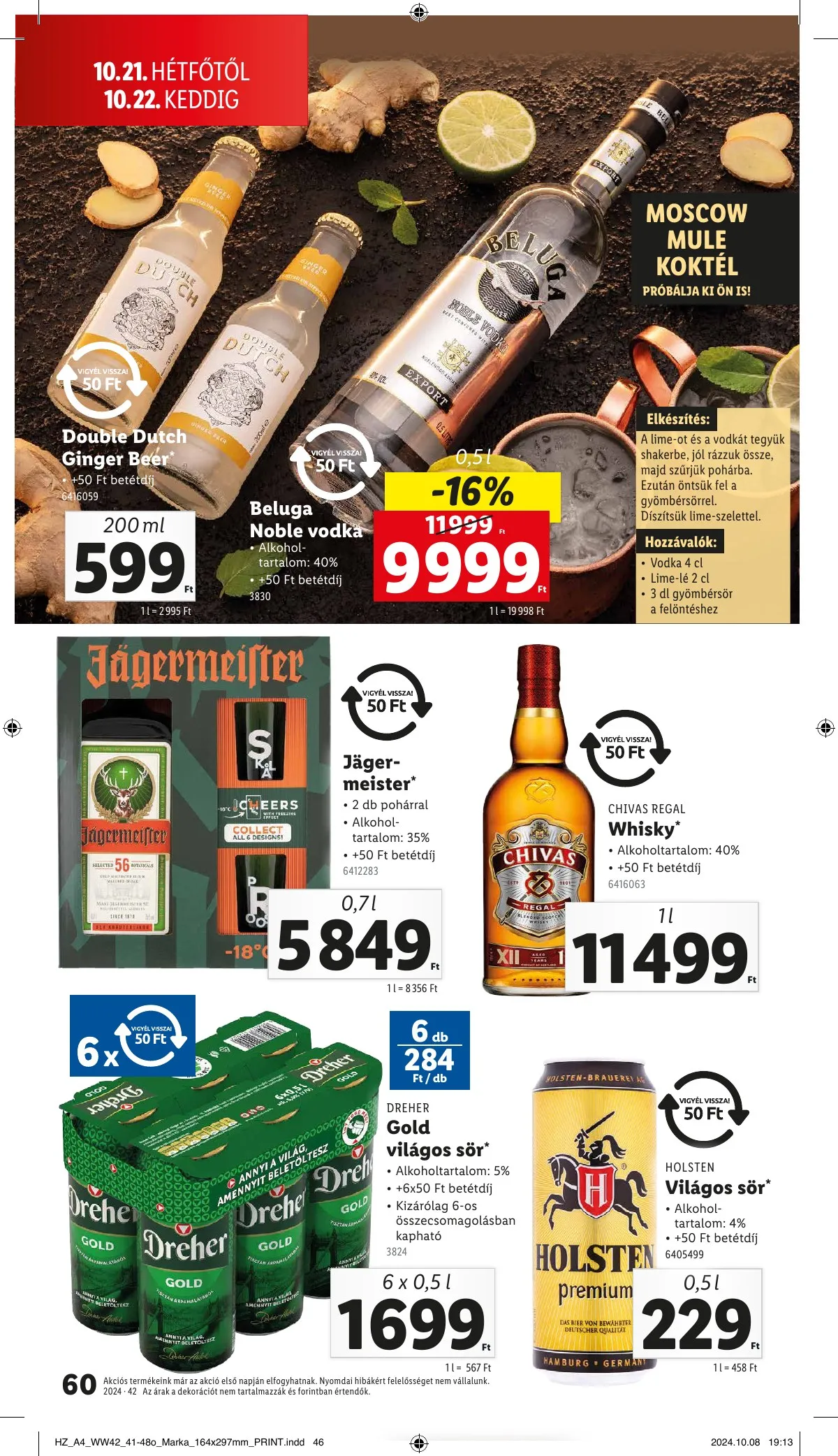 Lidl akciós újság 10.17–10.22 – 60. oldal