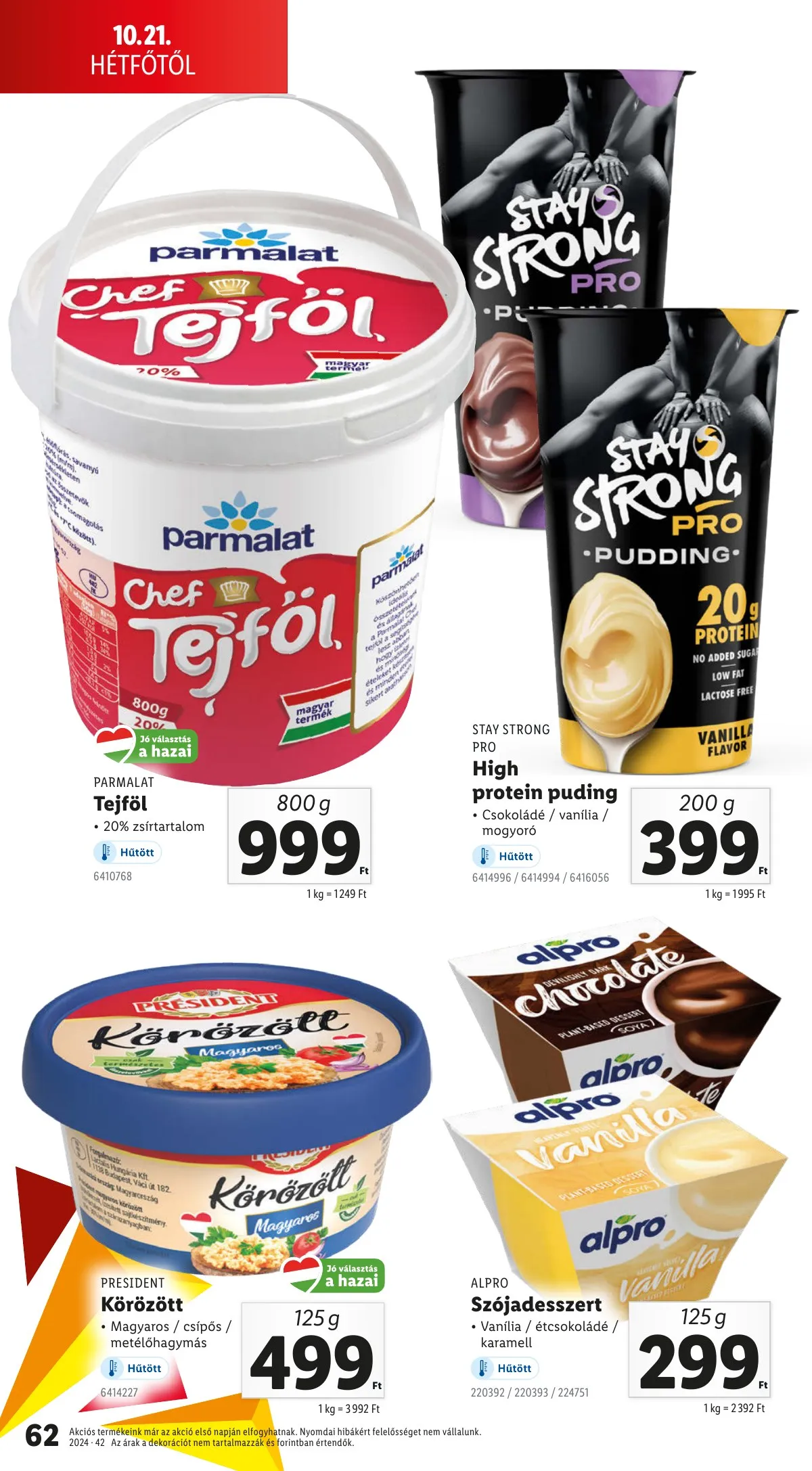 Lidl akciós újság 10.17–10.22 – 62. oldal