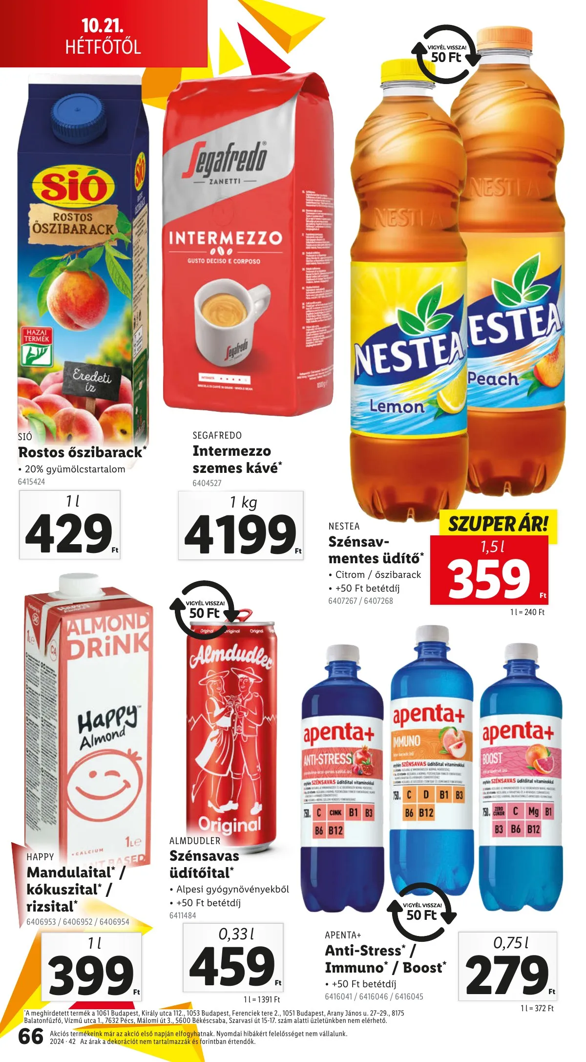 Lidl akciós újság 10.17–10.22 – 66. oldal