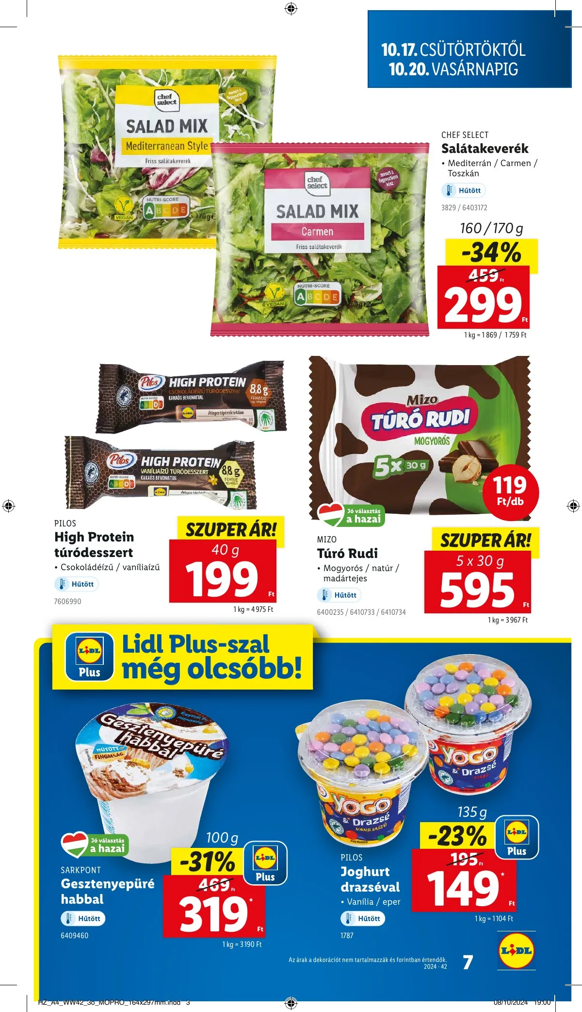 Lidl akciós újság 10.17–10.22 – 7. oldal