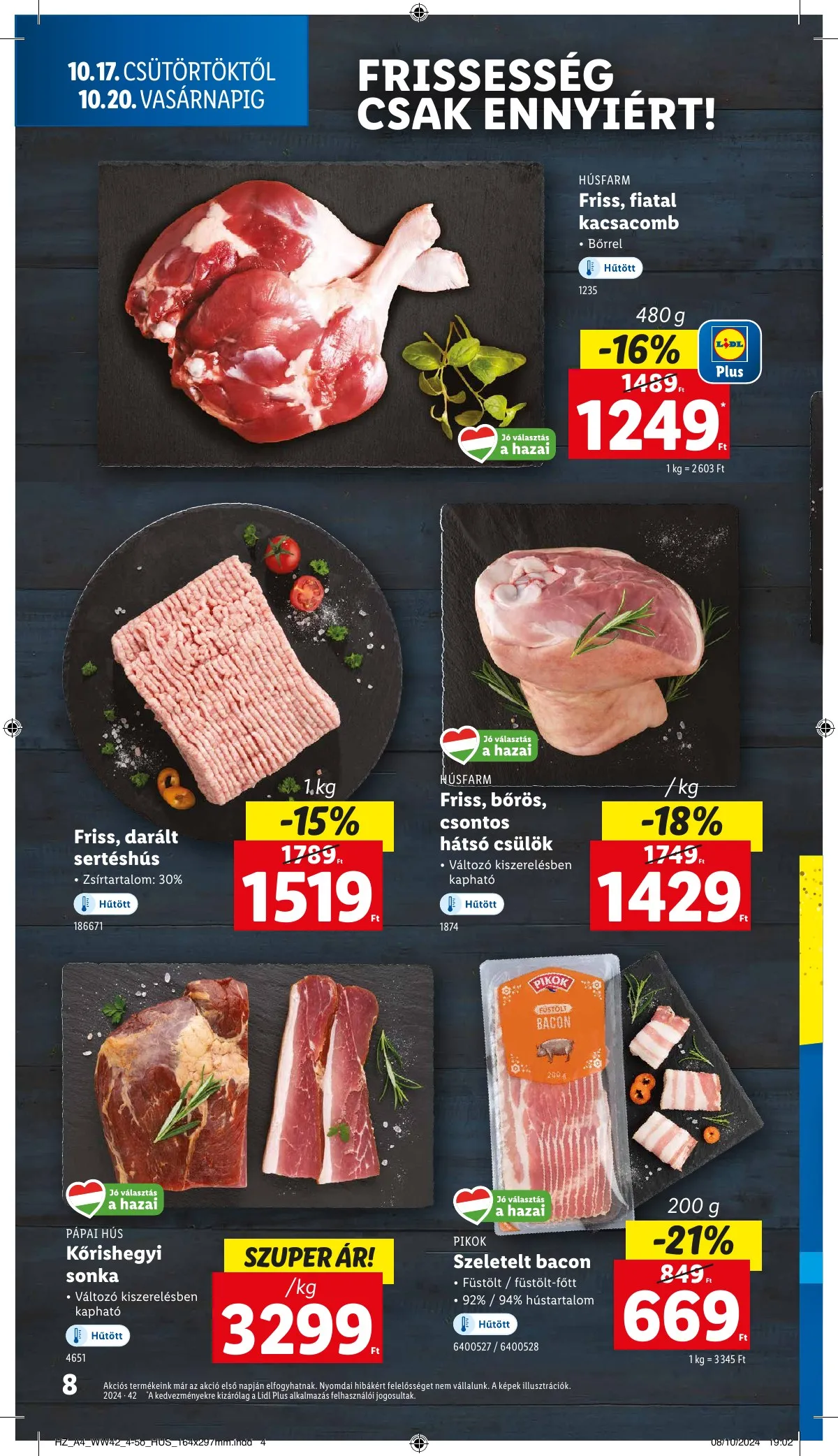 Lidl akciós újság 10.17–10.22 – 8. oldal