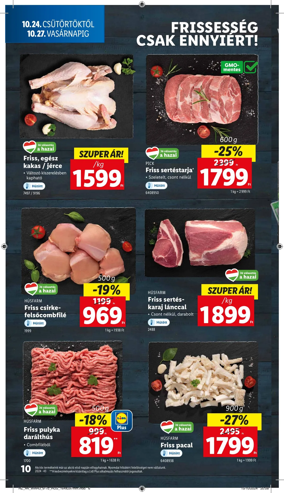 Lidl akciós újság 10.24–10.30 – 10. oldal