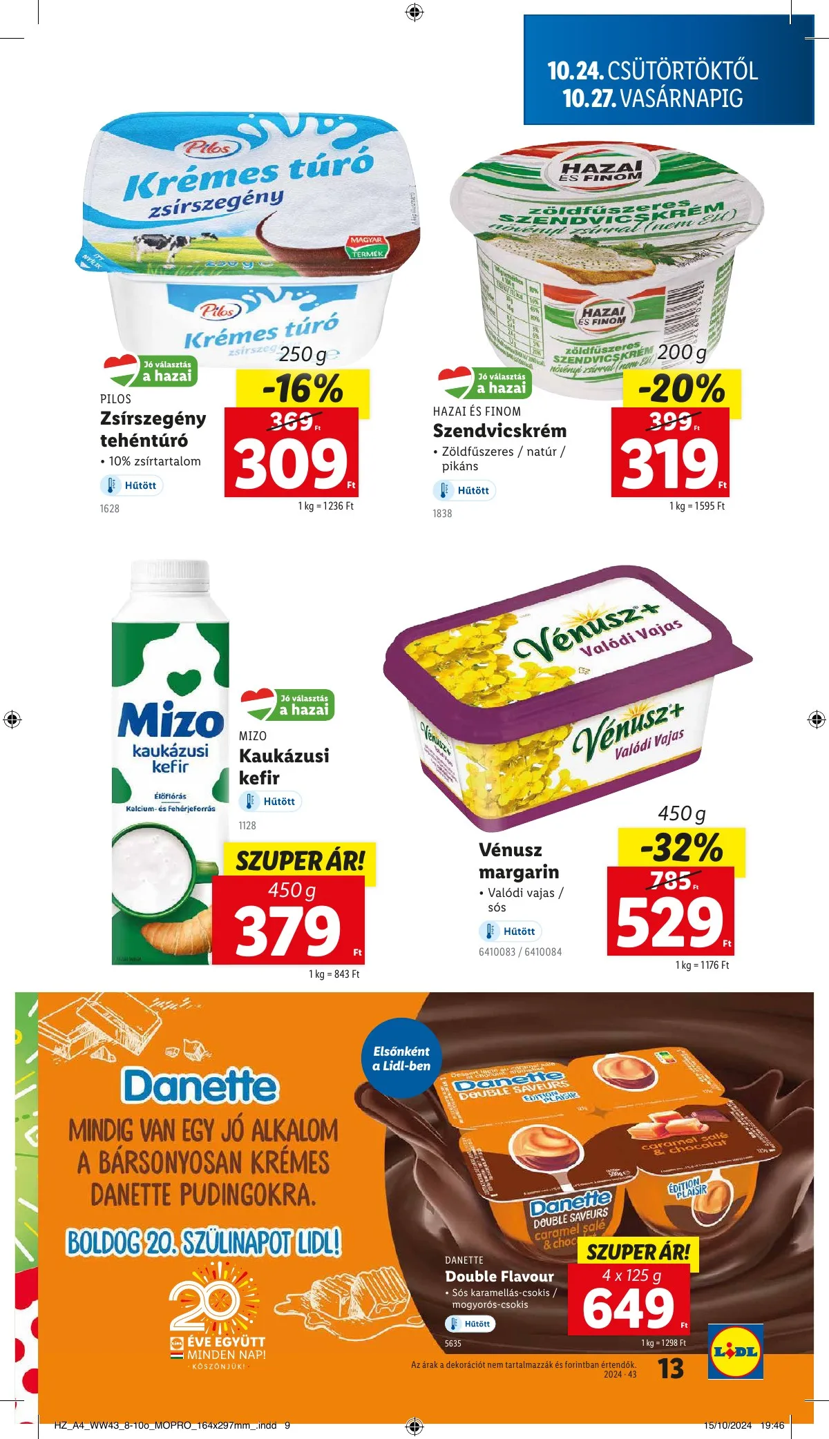 Lidl akciós újság 10.24–10.30 – 13. oldal