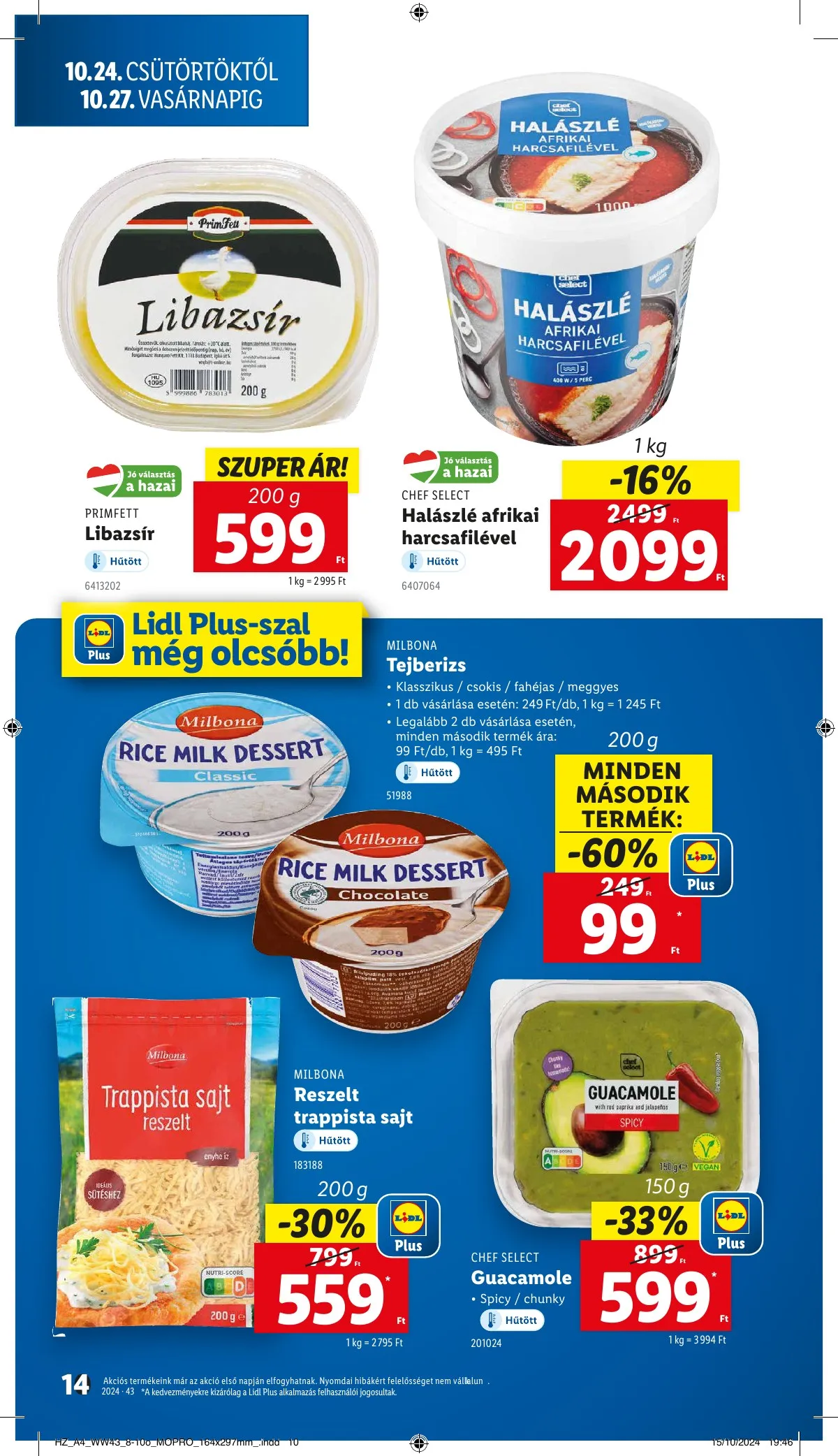Lidl akciós újság 10.24–10.30 – 14. oldal
