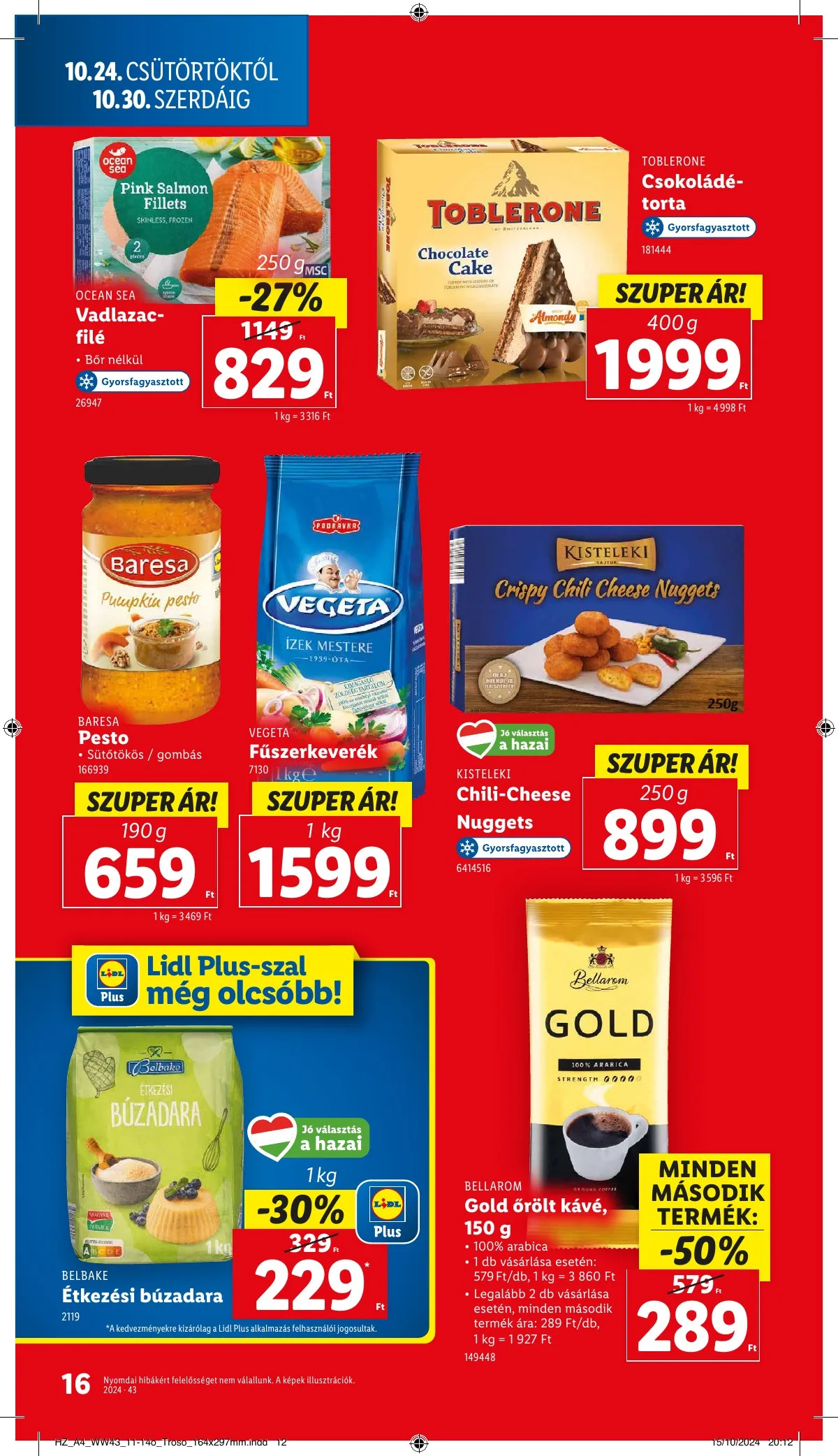 Lidl akciós újság 10.24–10.30 – 16. oldal