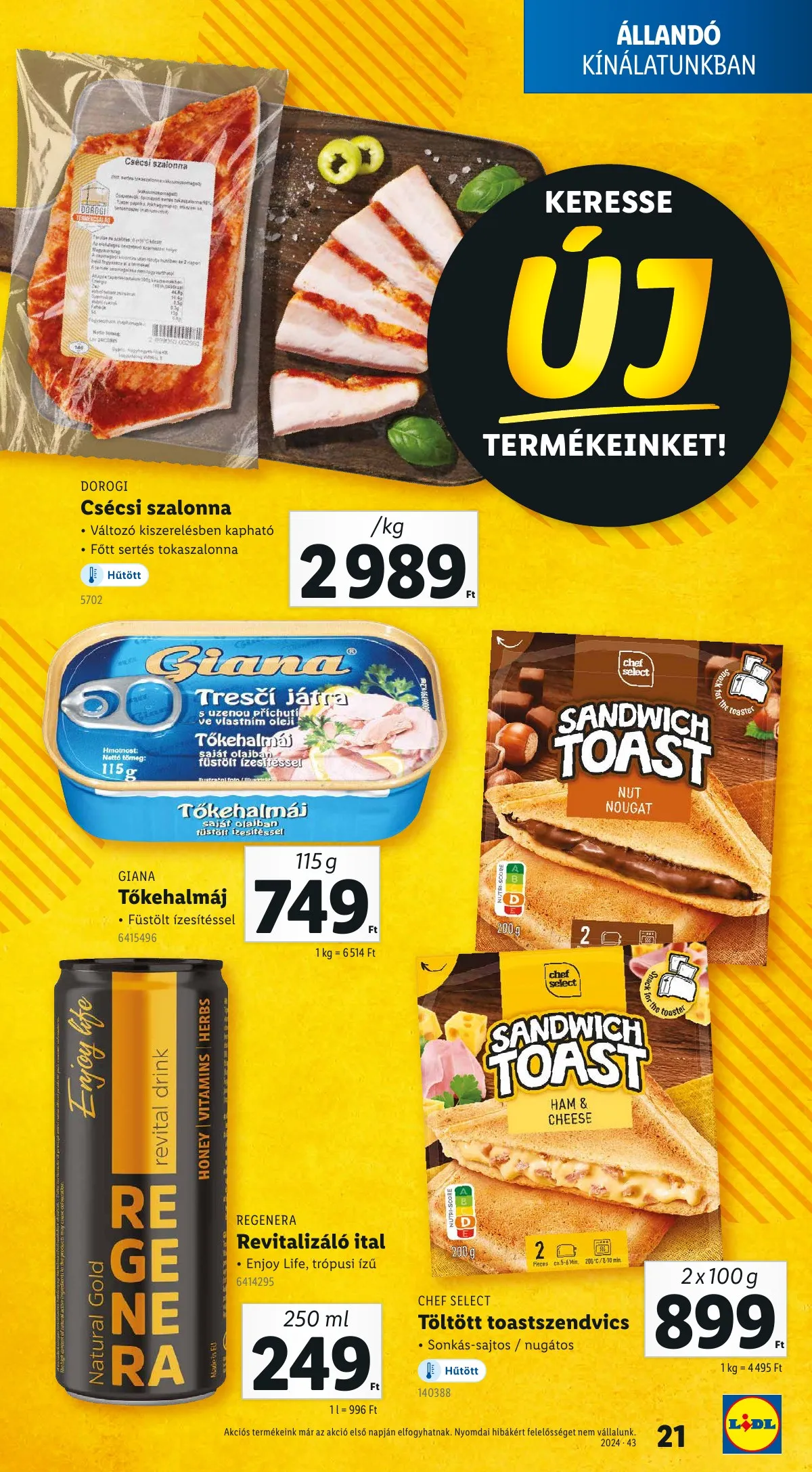 Lidl akciós újság 10.24–10.30 – 21. oldal