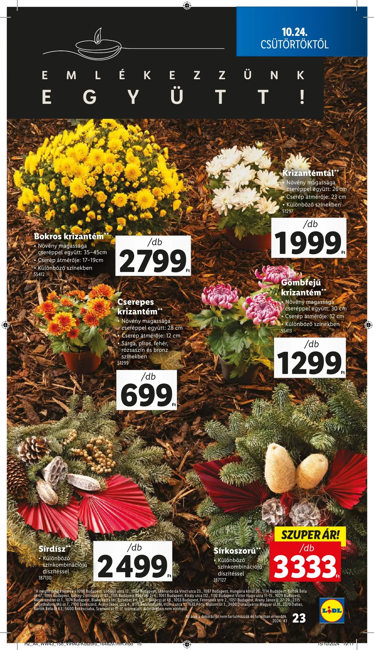 Lidl akciós újság 10.24–10.30 – 23. oldal