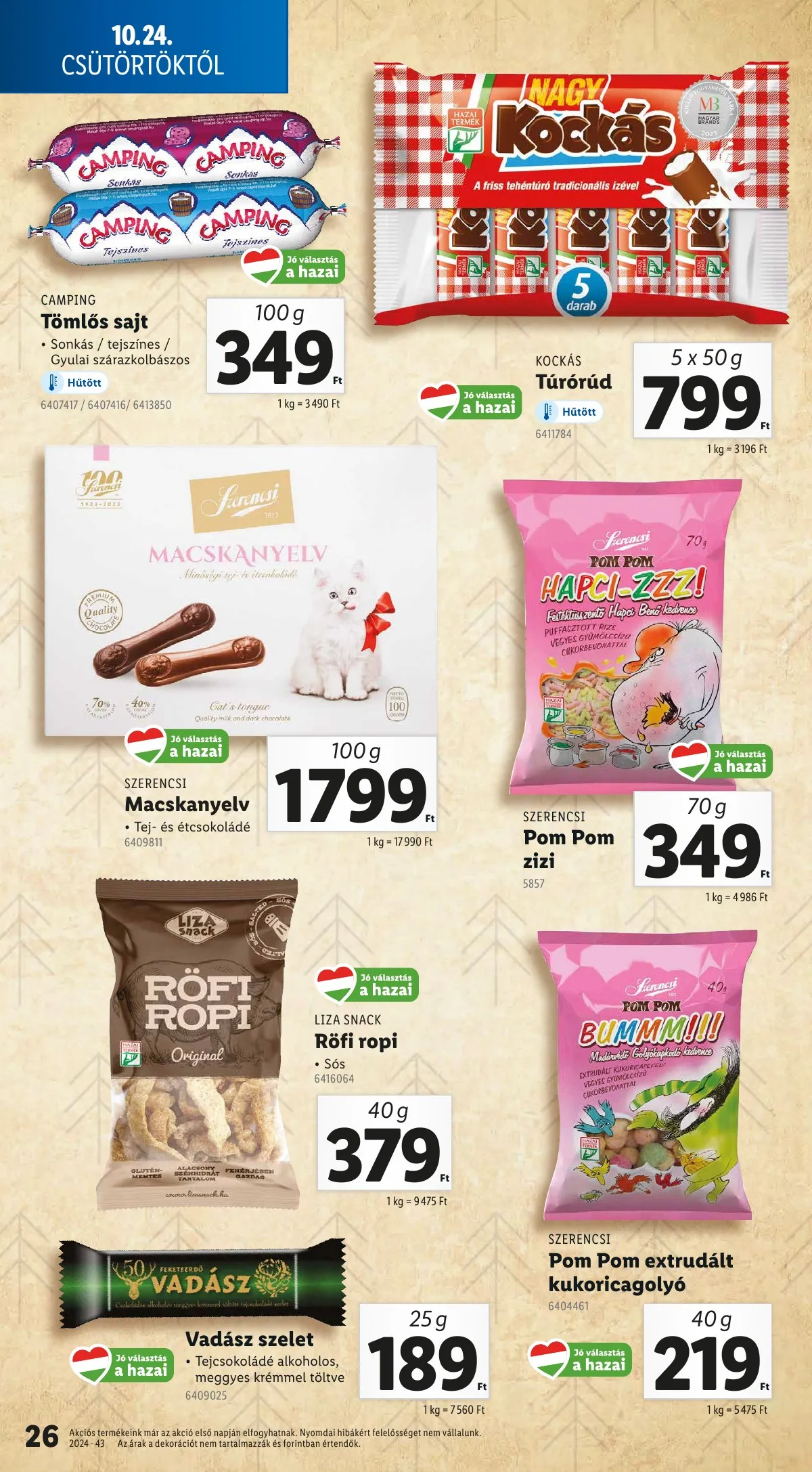Lidl akciós újság 10.24–10.30 – 26. oldal