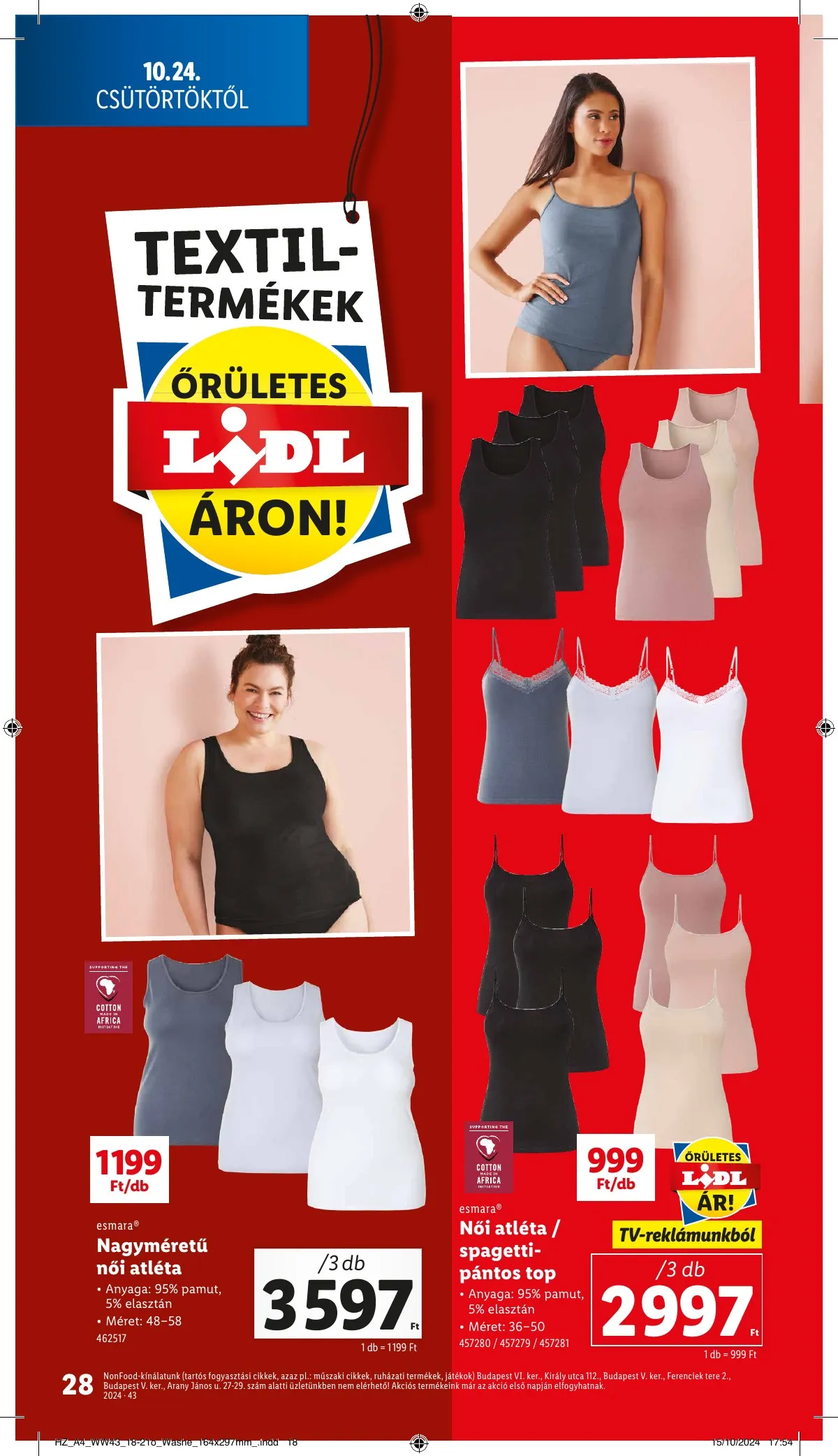 Lidl akciós újság 10.24–10.30 – 28. oldal