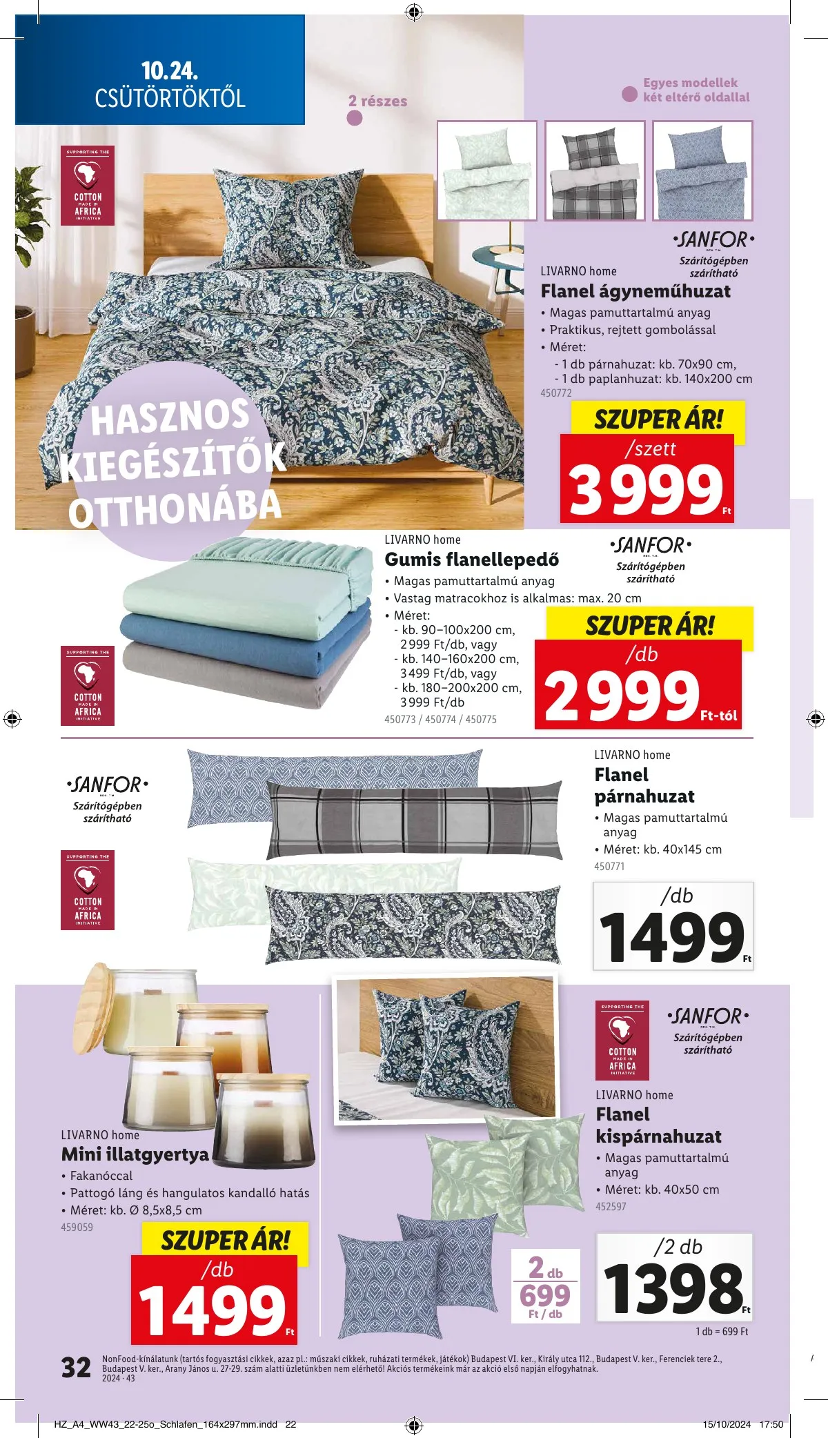 Lidl akciós újság 10.24–10.30 – 32. oldal