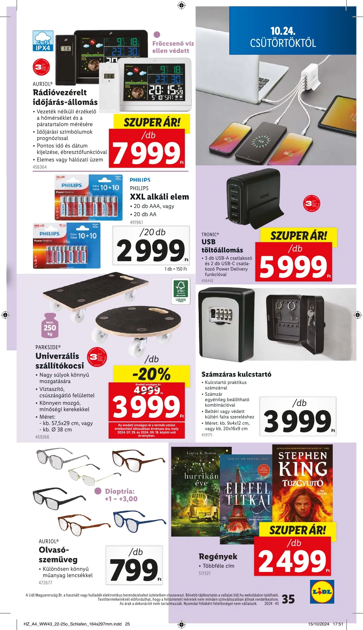 Lidl akciós újság 10.24–10.30 – 35. oldal