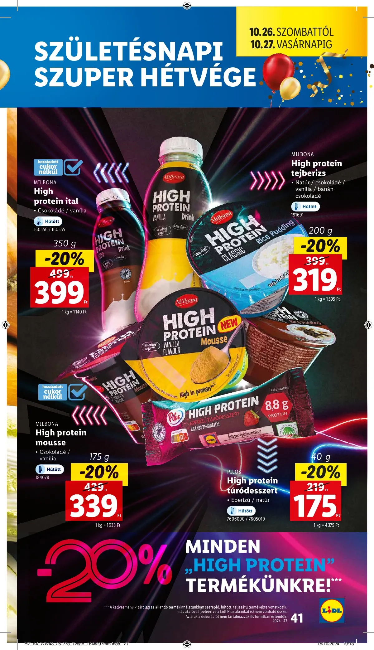 Lidl akciós újság 10.24–10.30 – 41. oldal