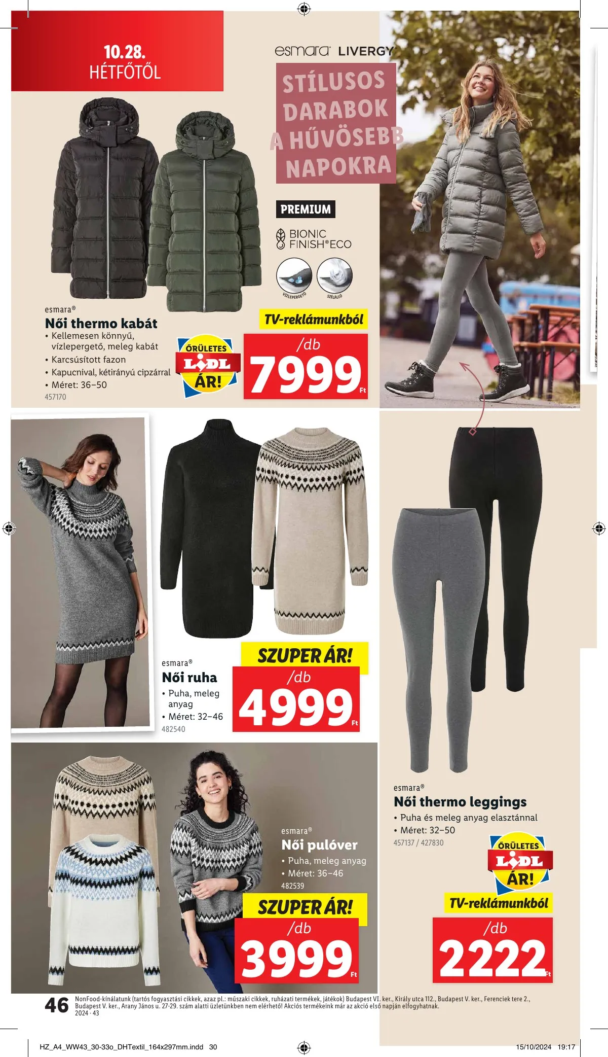 Lidl akciós újság 10.24–10.30 – 46. oldal