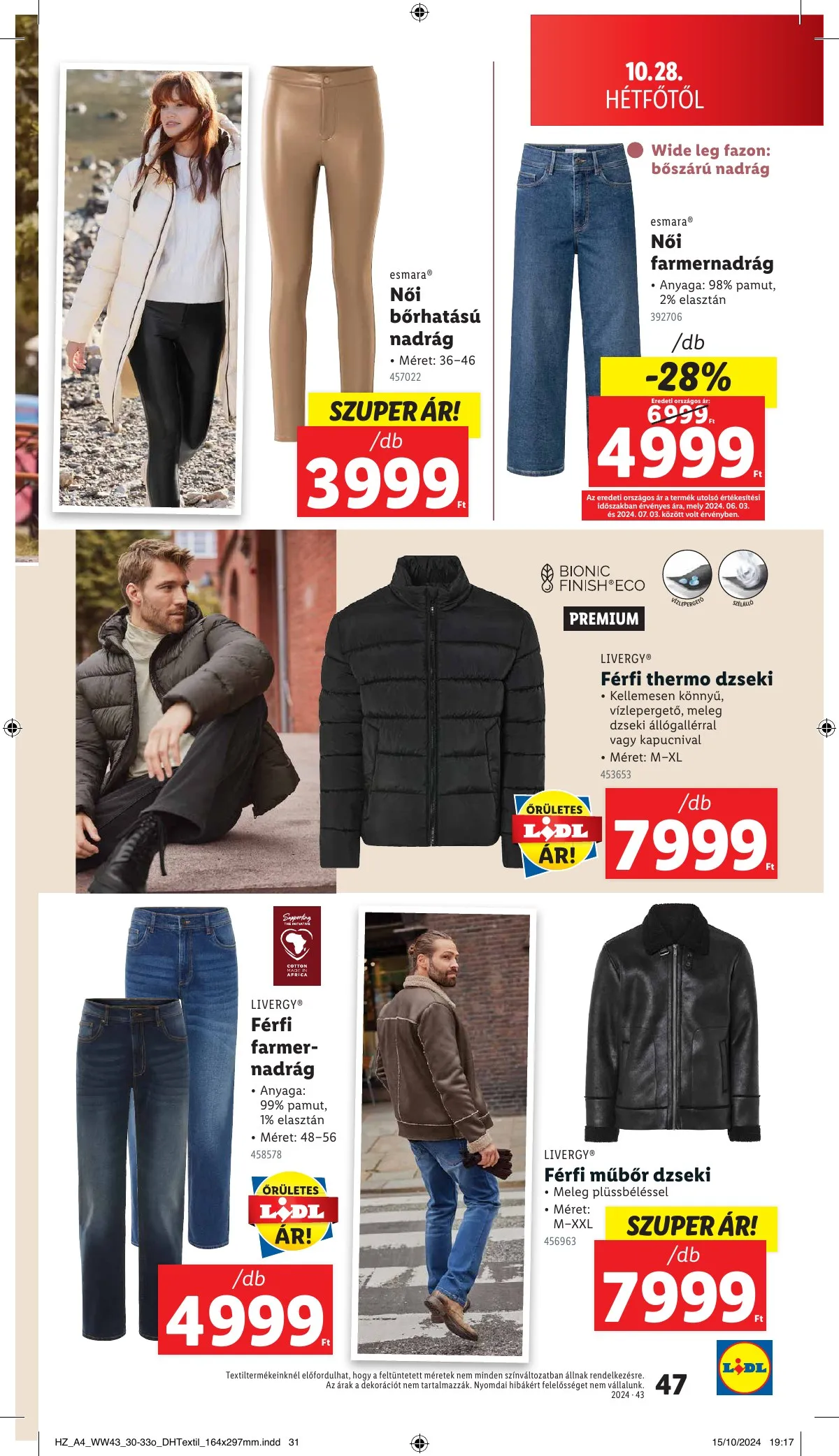 Lidl akciós újság 10.24–10.30 – 47. oldal