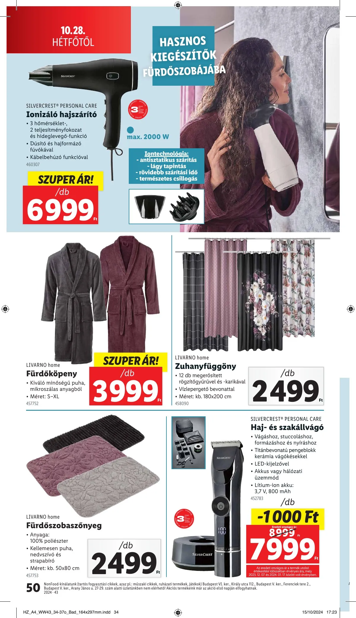 Lidl akciós újság 10.24–10.30 – 50. oldal