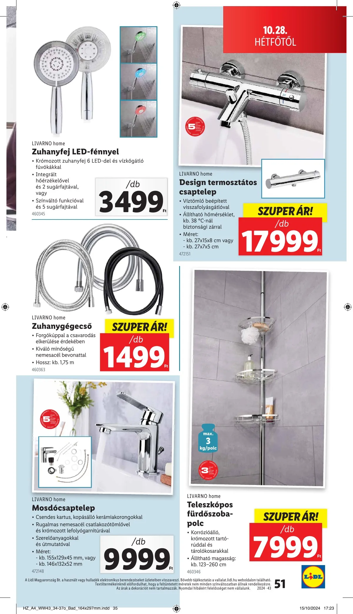 Lidl akciós újság 10.24–10.30 – 51. oldal