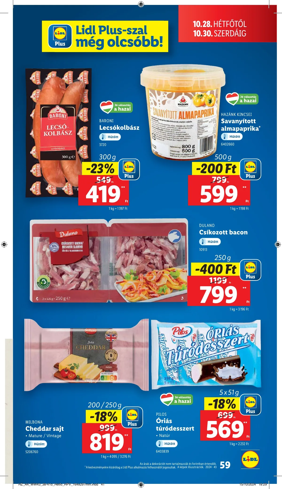 Lidl akciós újság 10.24–10.30 – 59. oldal