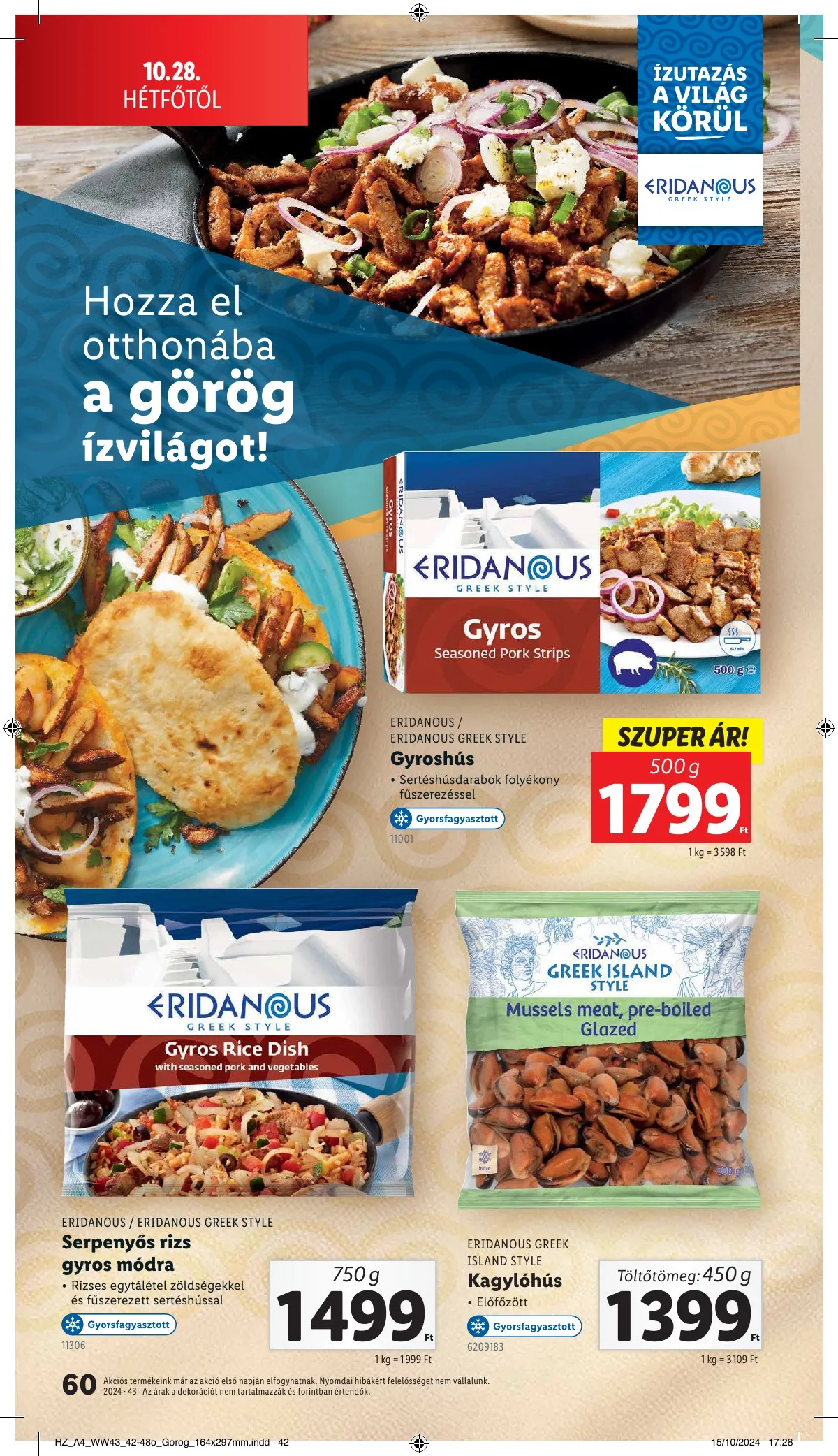 Lidl akciós újság 10.24–10.30 – 60. oldal