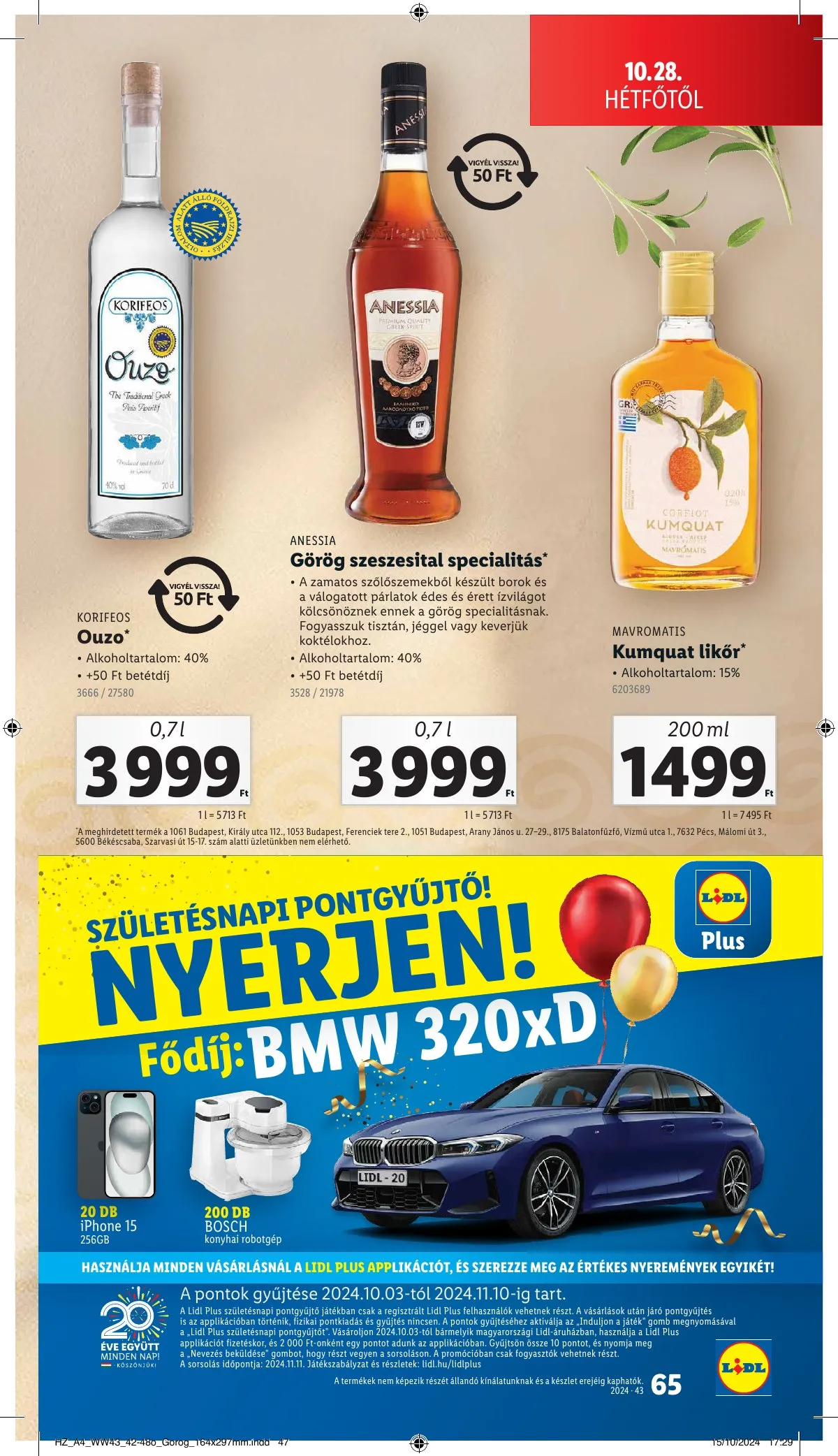Lidl akciós újság 10.24–10.30 – 65. oldal