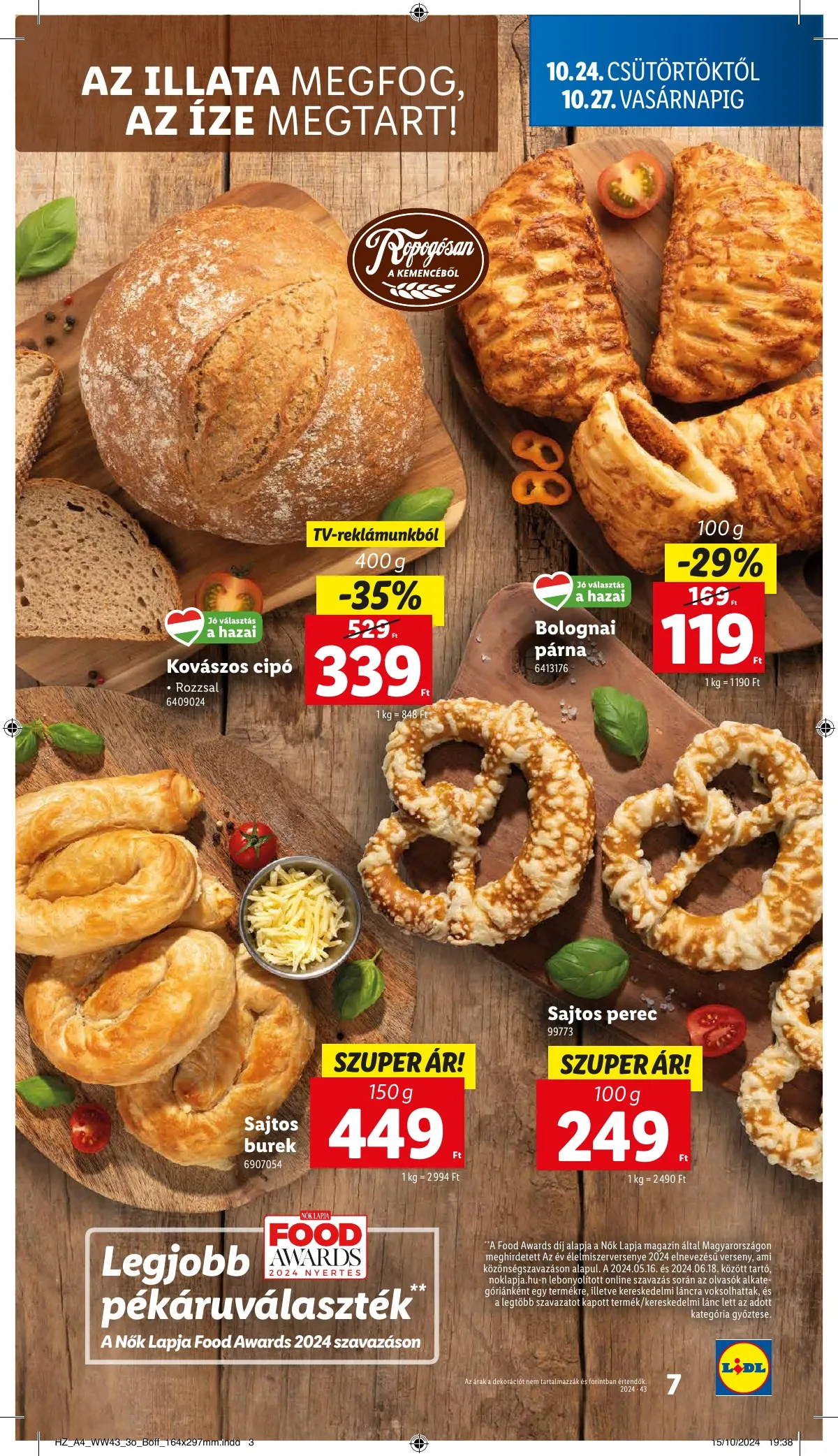 Lidl akciós újság 10.24–10.30 – 7. oldal