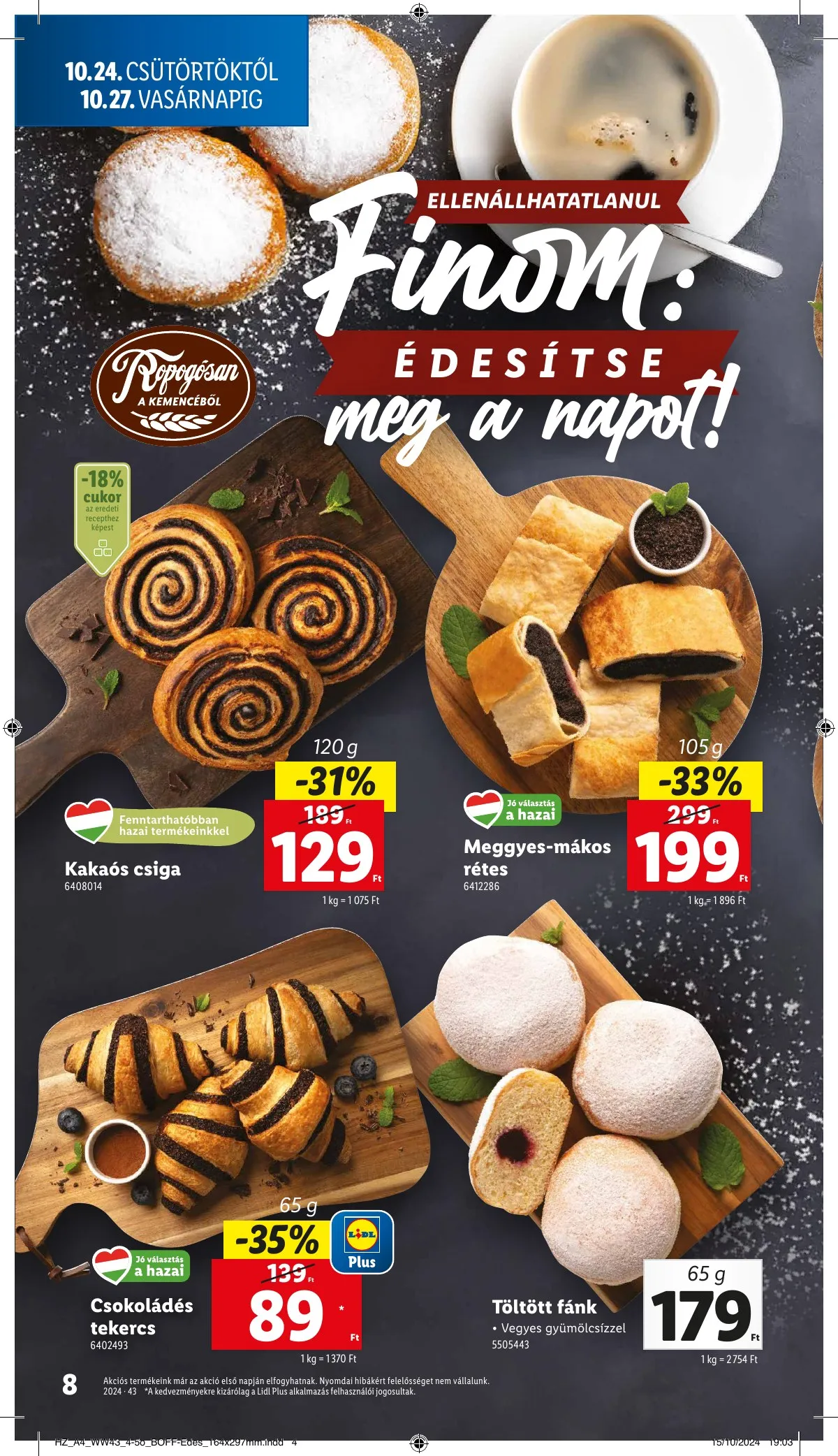 Lidl akciós újság 10.24–10.30 – 8. oldal