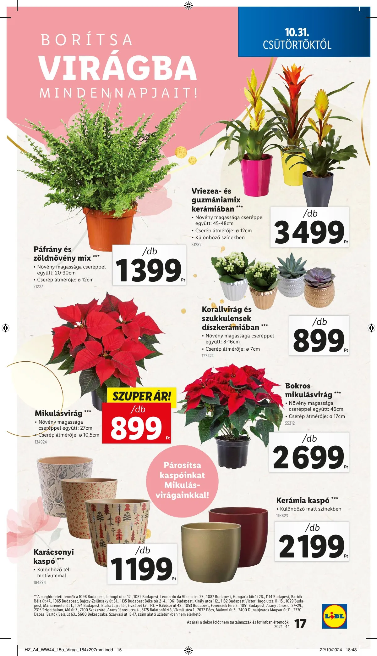 Lidl akciós újság 10.31–11.06 – 17. oldal