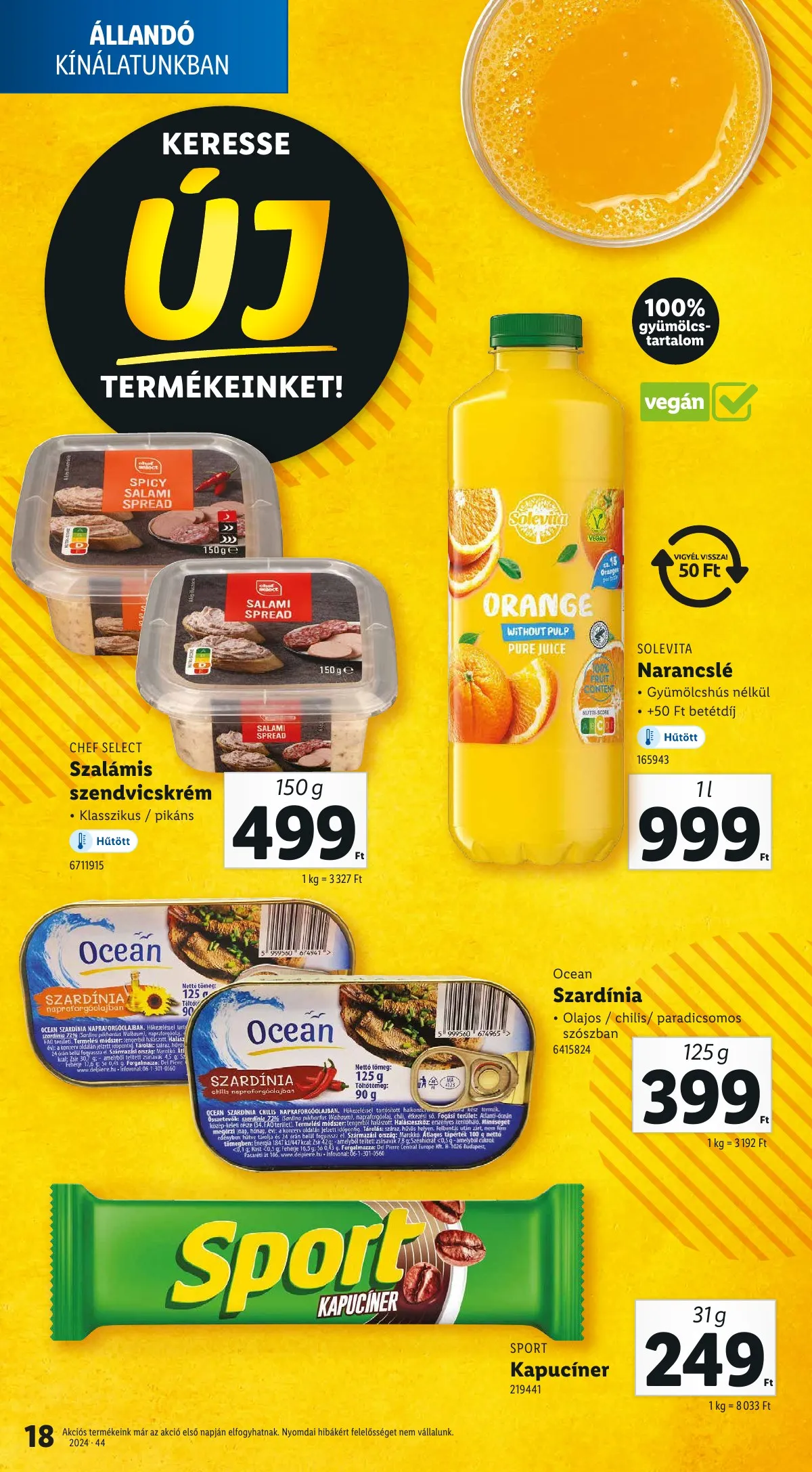 Lidl akciós újság 10.31–11.06 – 18. oldal