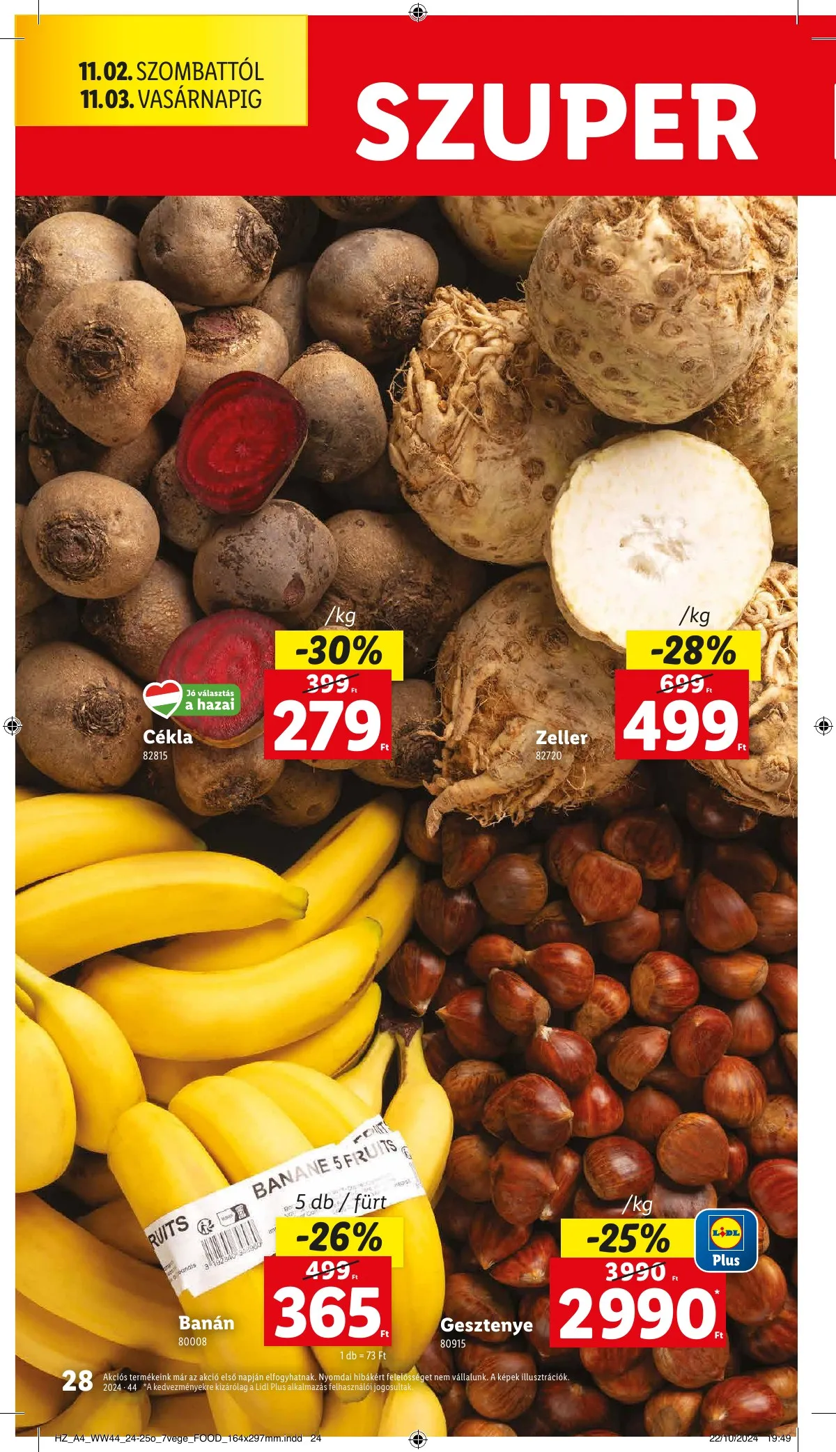 Lidl akciós újság 10.31–11.06 – 28. oldal