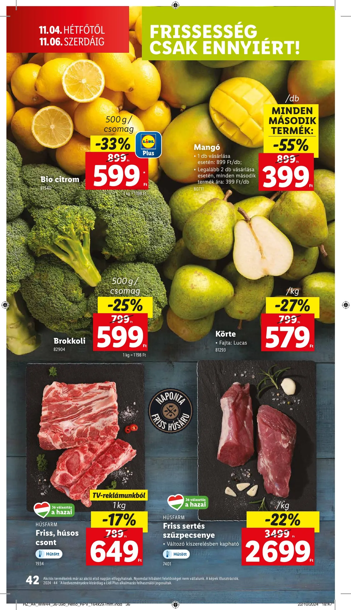 Lidl akciós újság 10.31–11.06 – 42. oldal