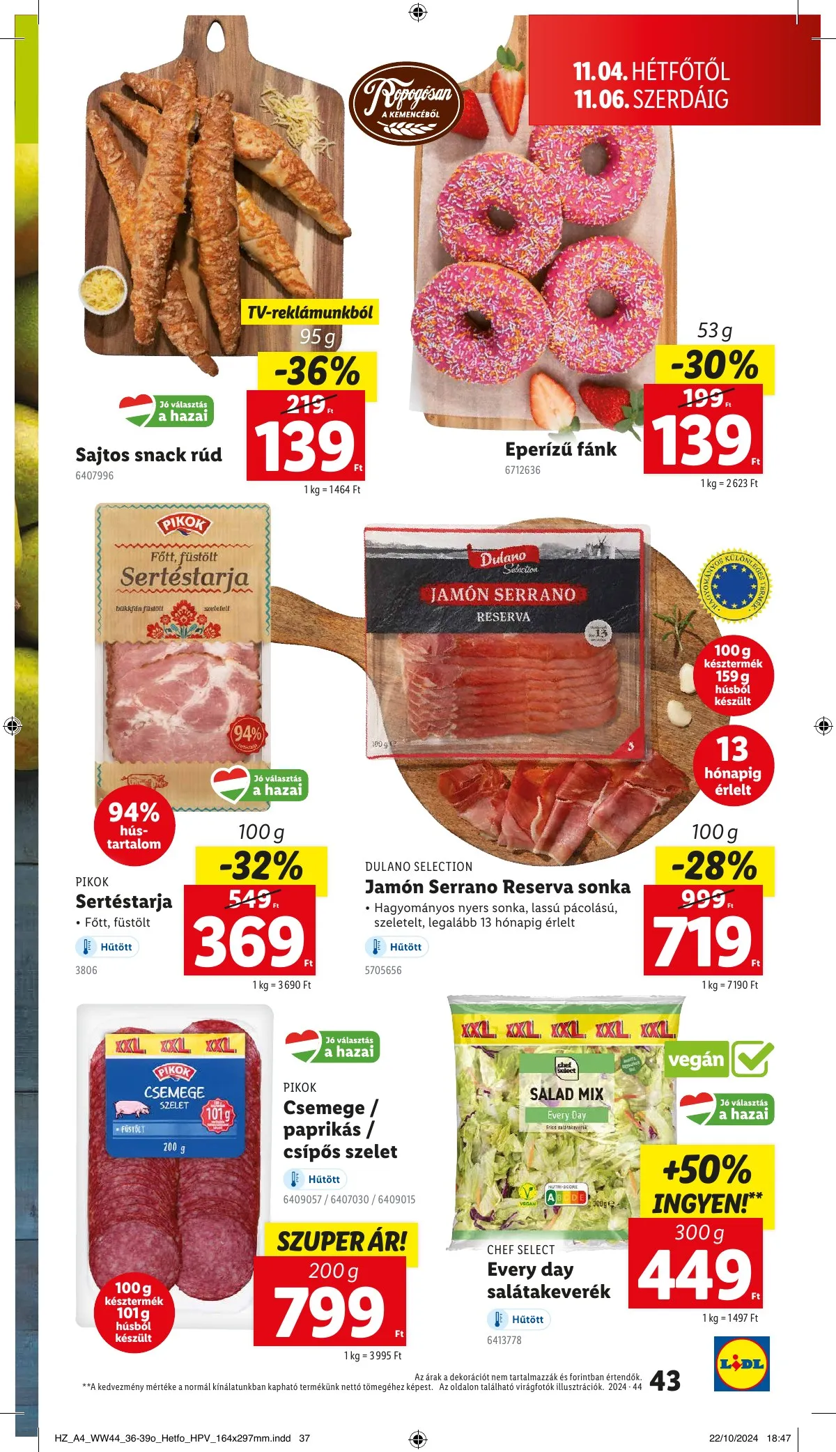 Lidl akciós újság 10.31–11.06 – 43. oldal