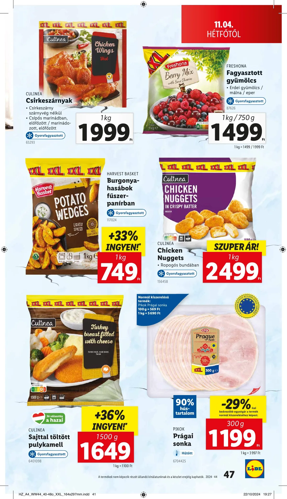 Lidl akciós újság 10.31–11.06 – 47. oldal