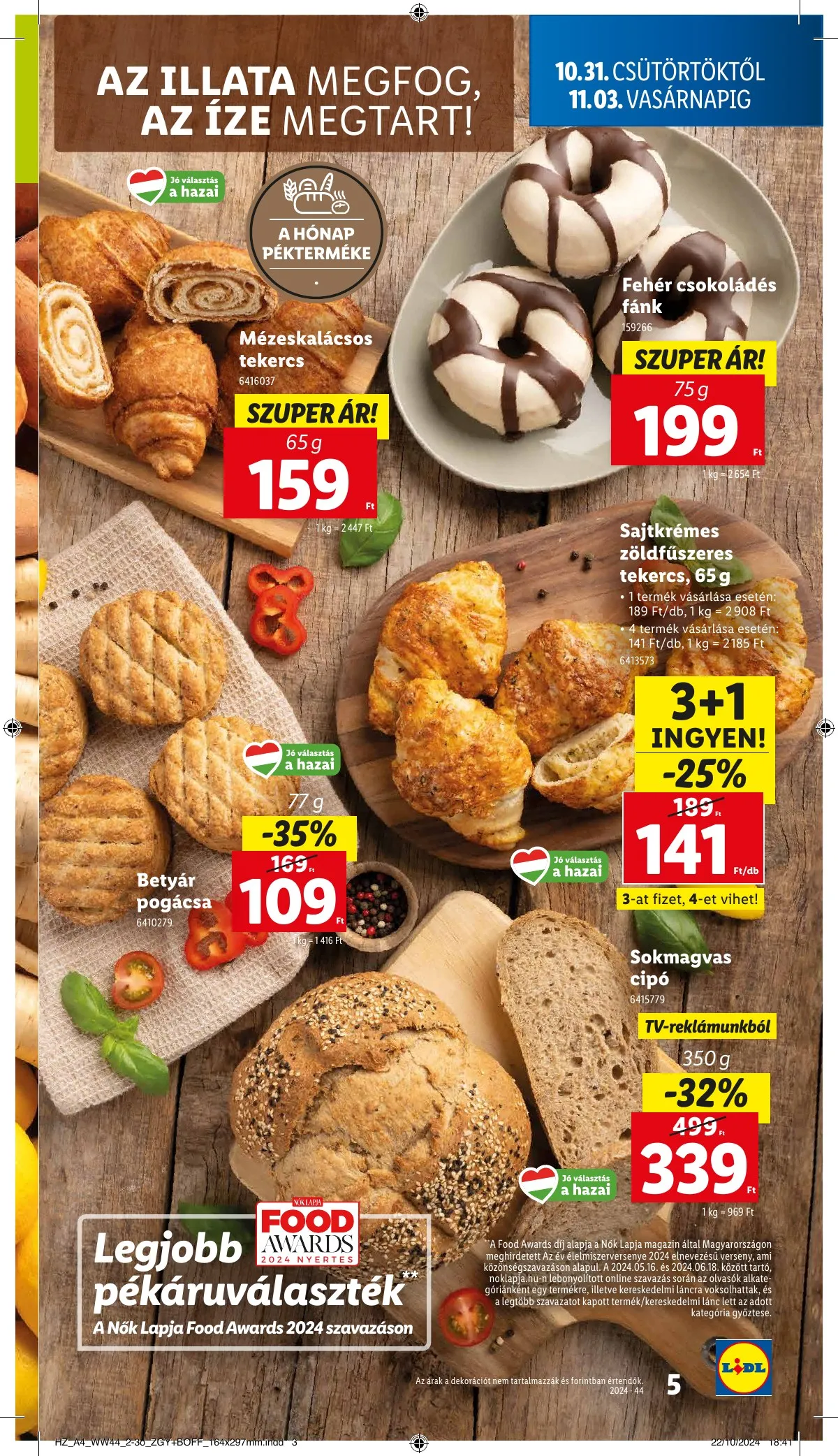 Lidl akciós újság 10.31–11.06 – 5. oldal