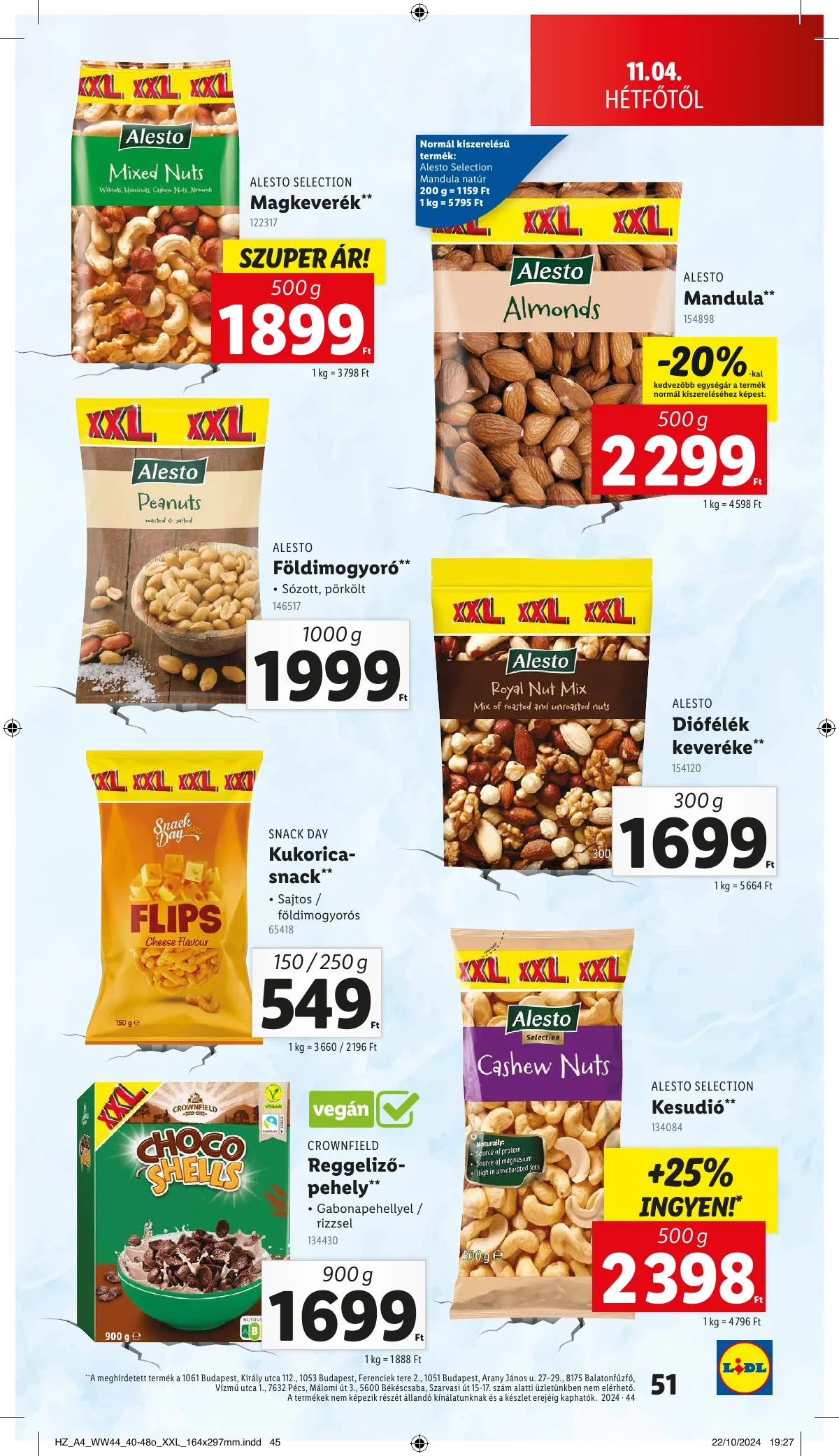 Lidl akciós újság 10.31–11.06 – 51. oldal