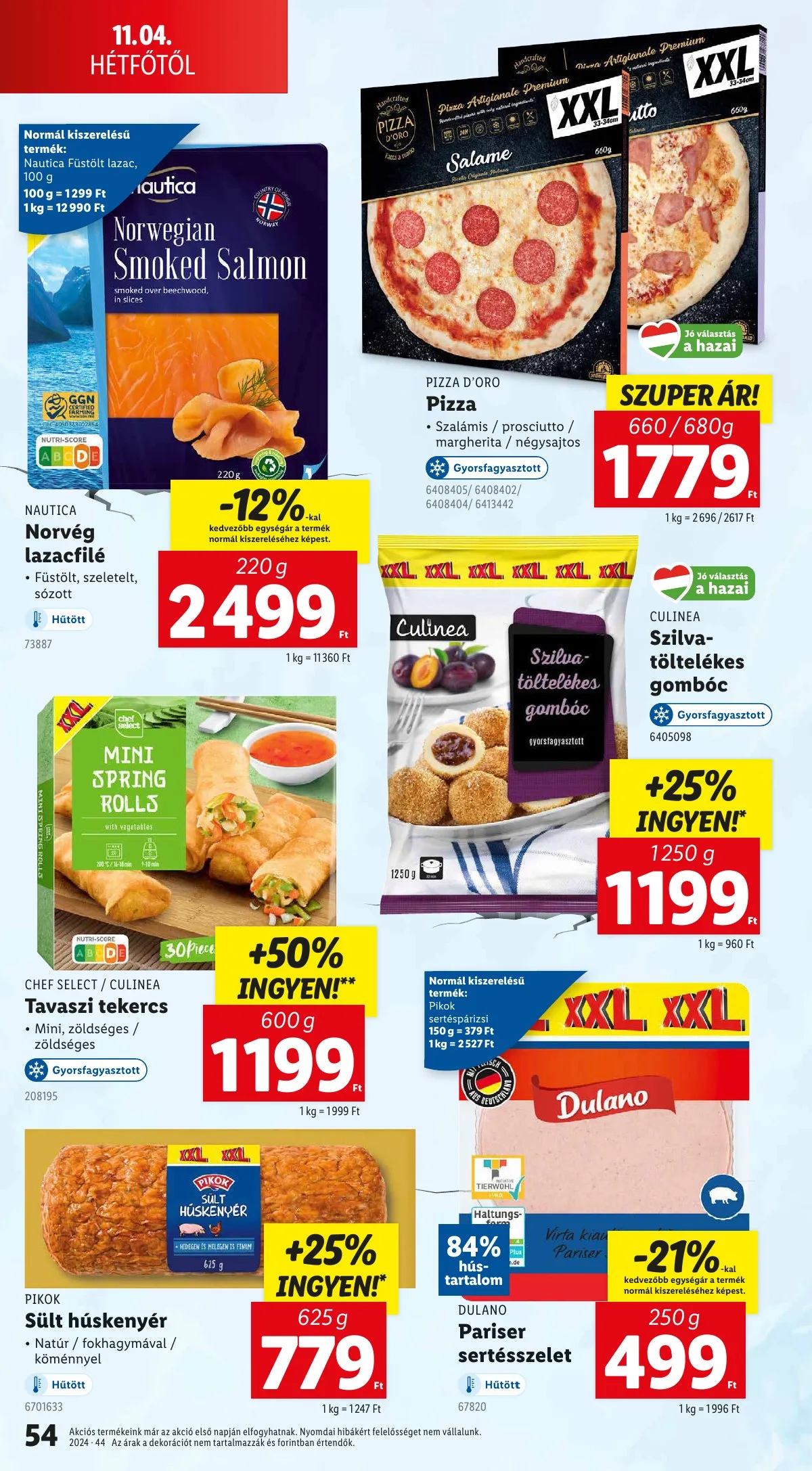 Lidl akciós újság 10.31–11.06 – 54. oldal