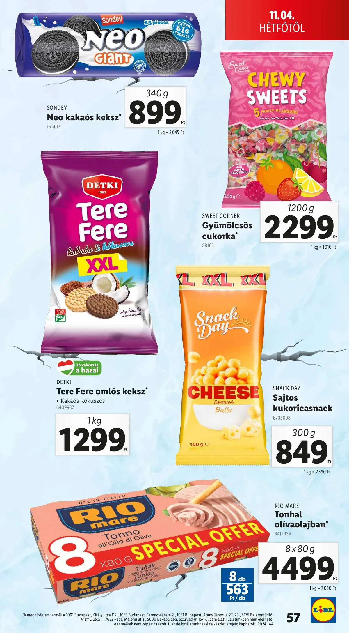 Lidl akciós újság 10.31–11.06 – 57. oldal