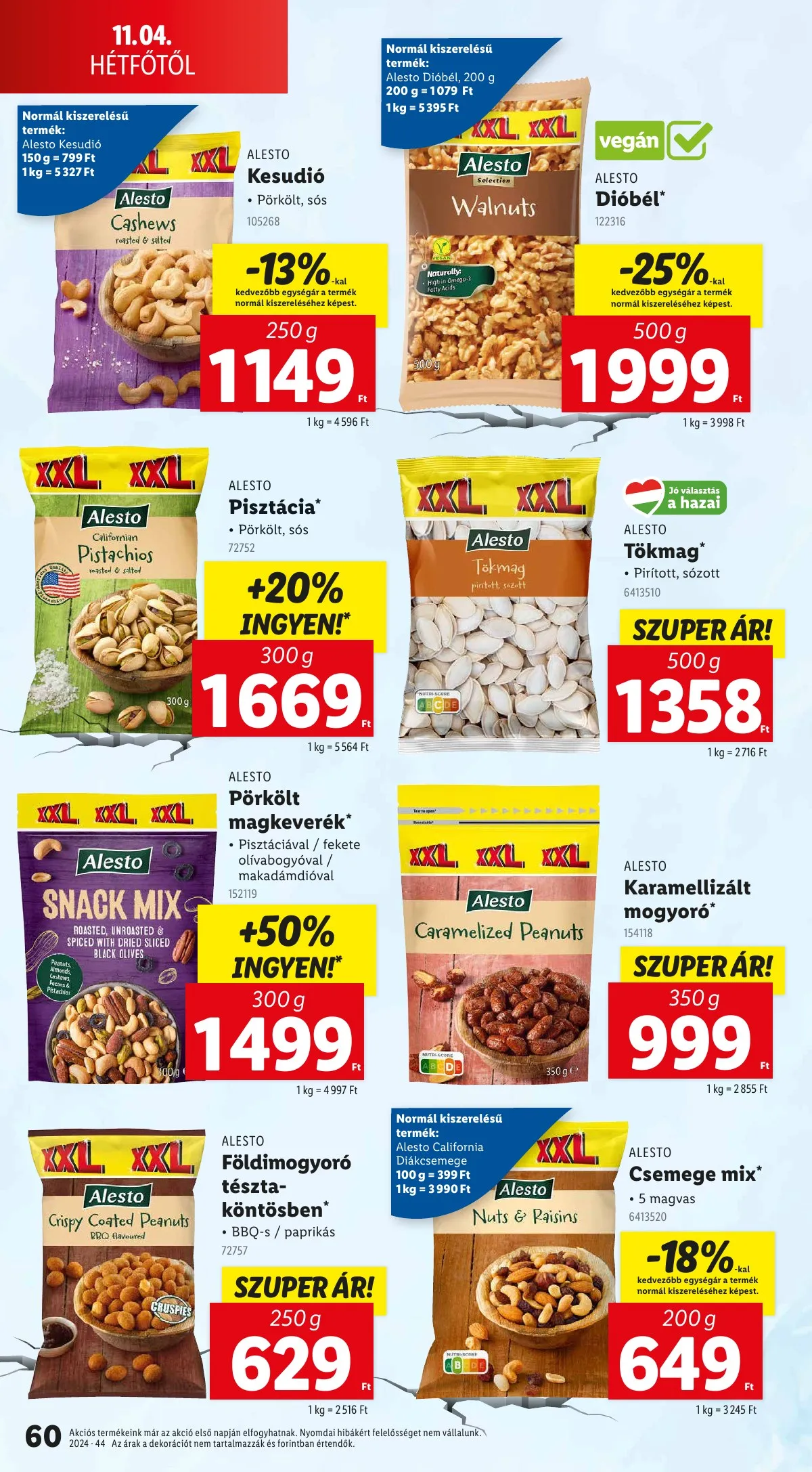 Lidl akciós újság 10.31–11.06 – 60. oldal