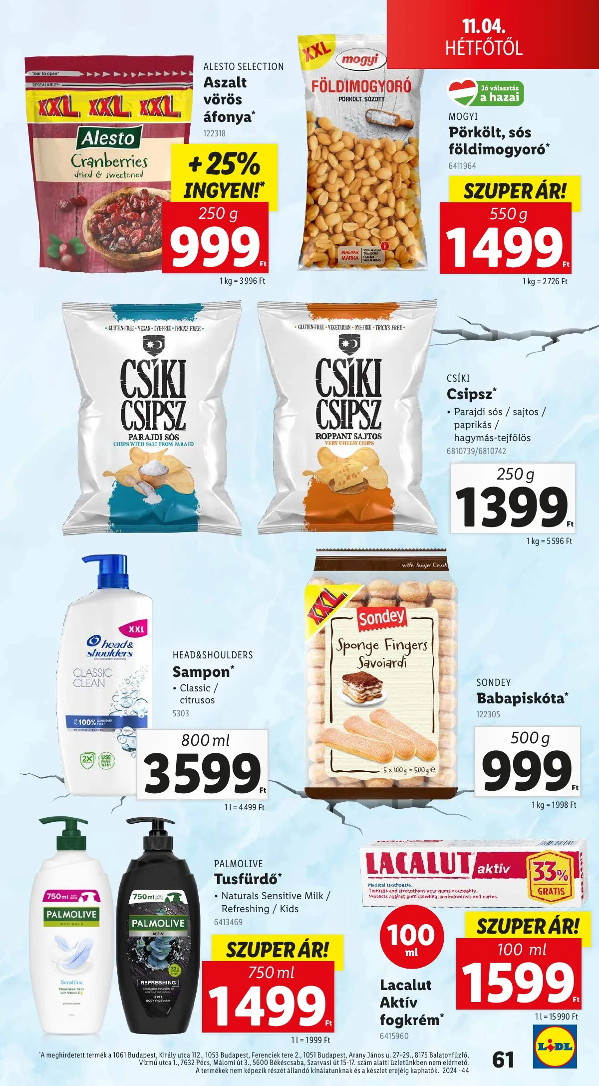 Lidl akciós újság 10.31–11.06 – 61. oldal