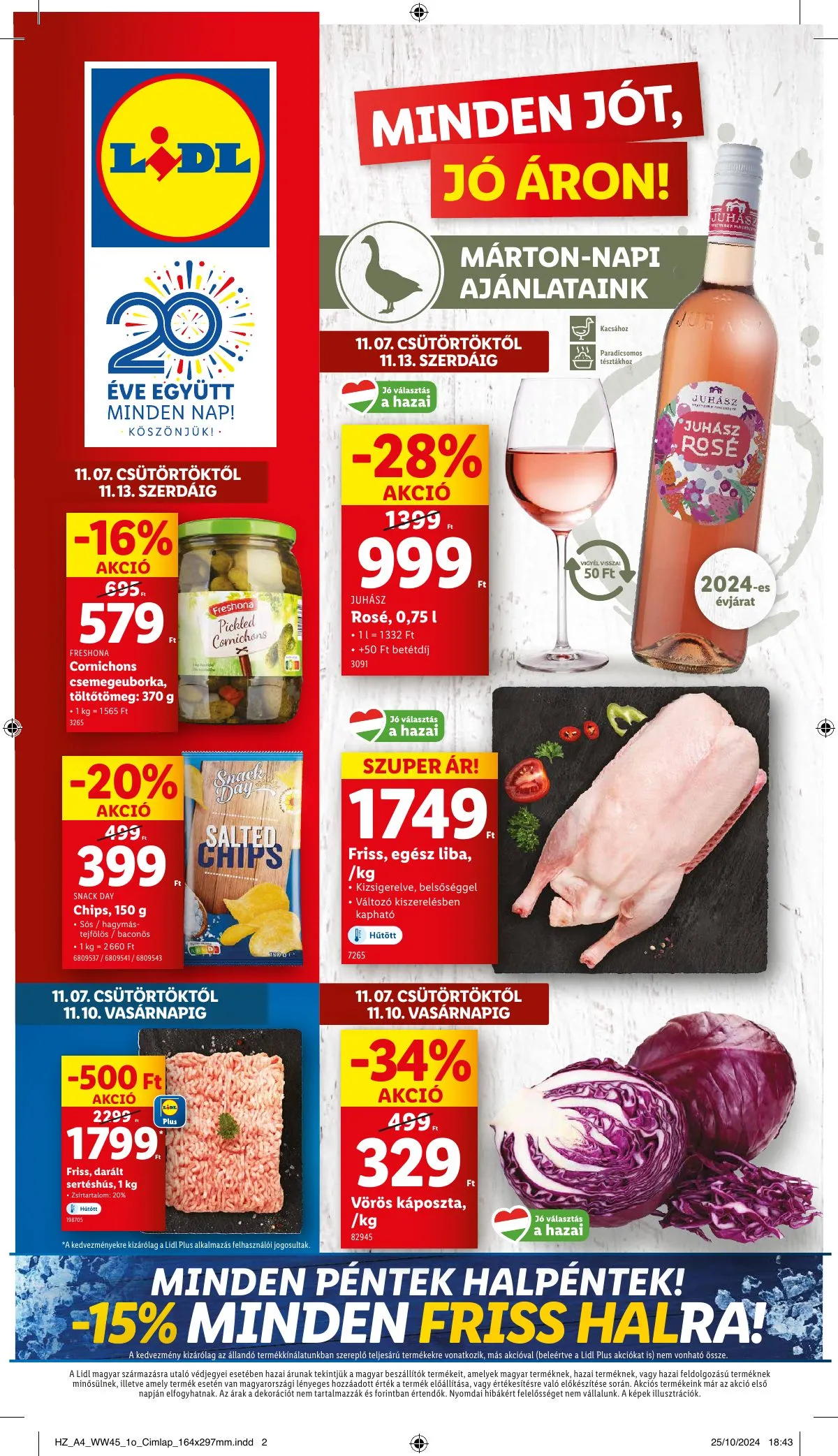 Lidl akciós újság 11.07–11.13