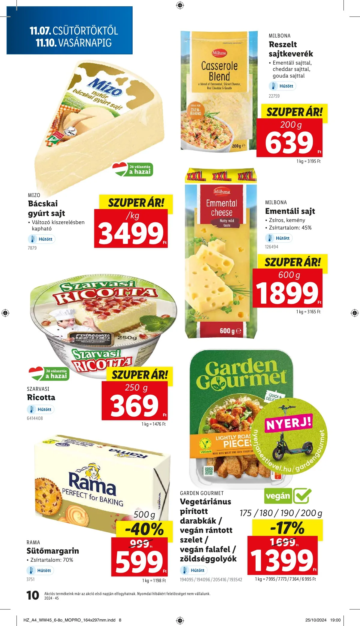 Lidl akciós újság 11.07–11.13 – 10. oldal