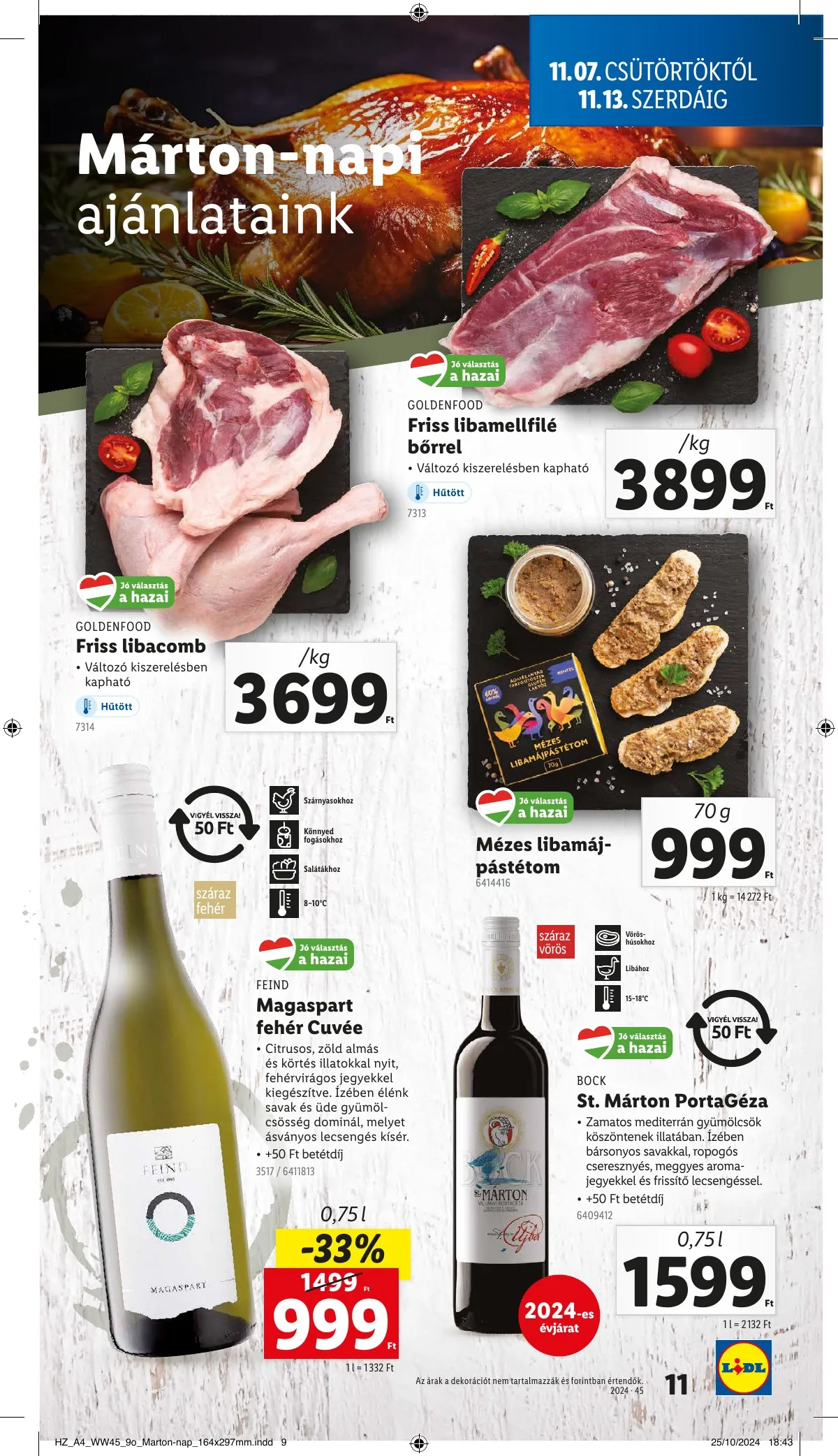Lidl akciós újság 11.07–11.13 – 11. oldal