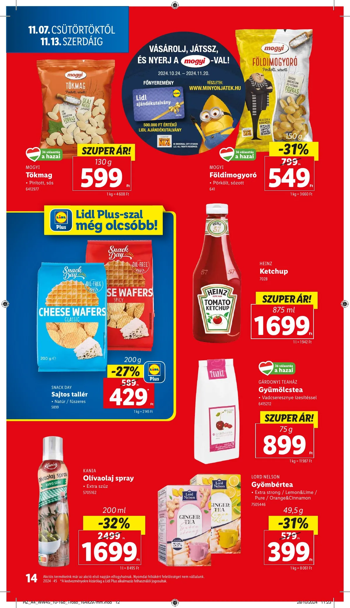 Lidl akciós újság 11.07–11.13 – 14. oldal