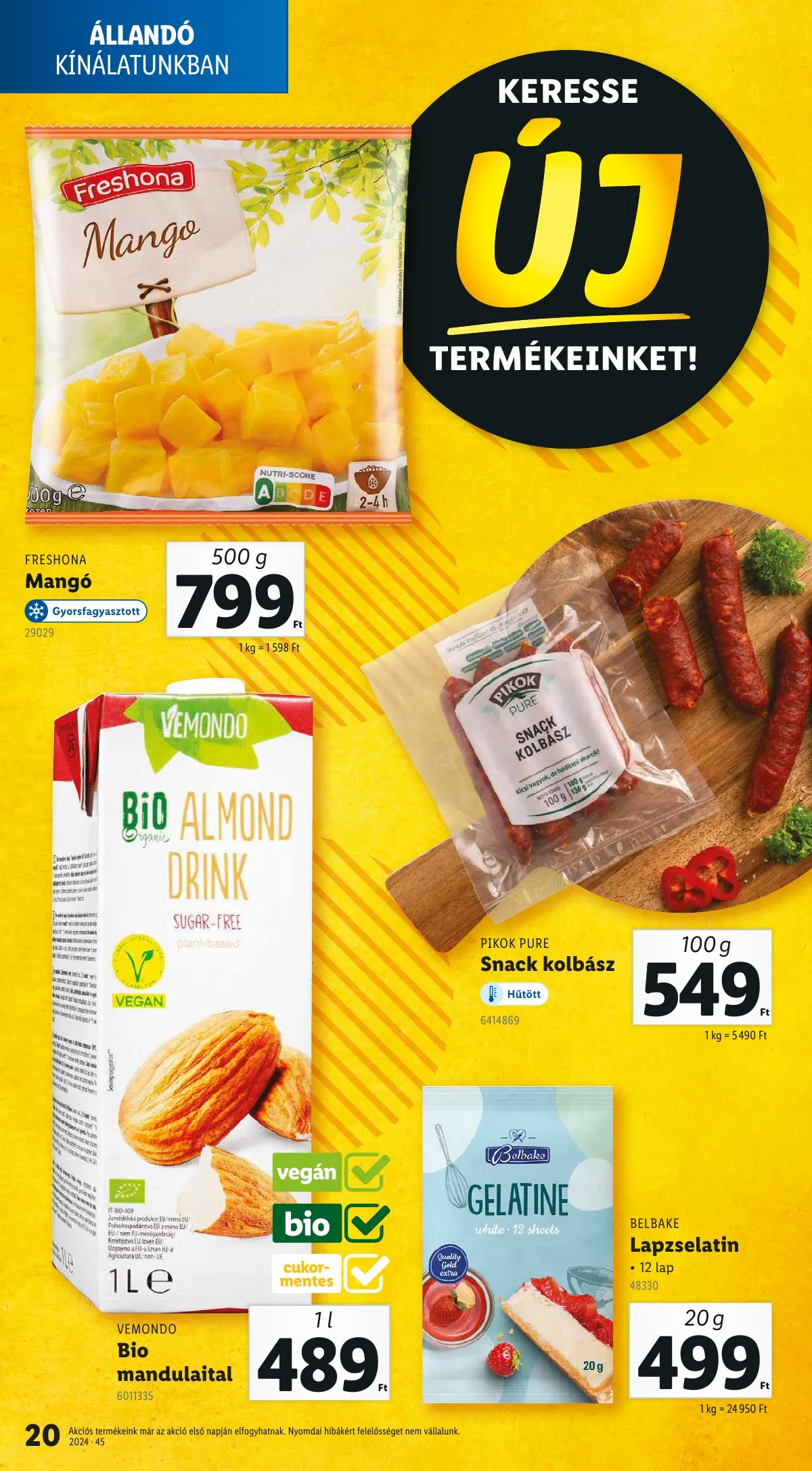 Lidl akciós újság 11.07–11.13 – 20. oldal