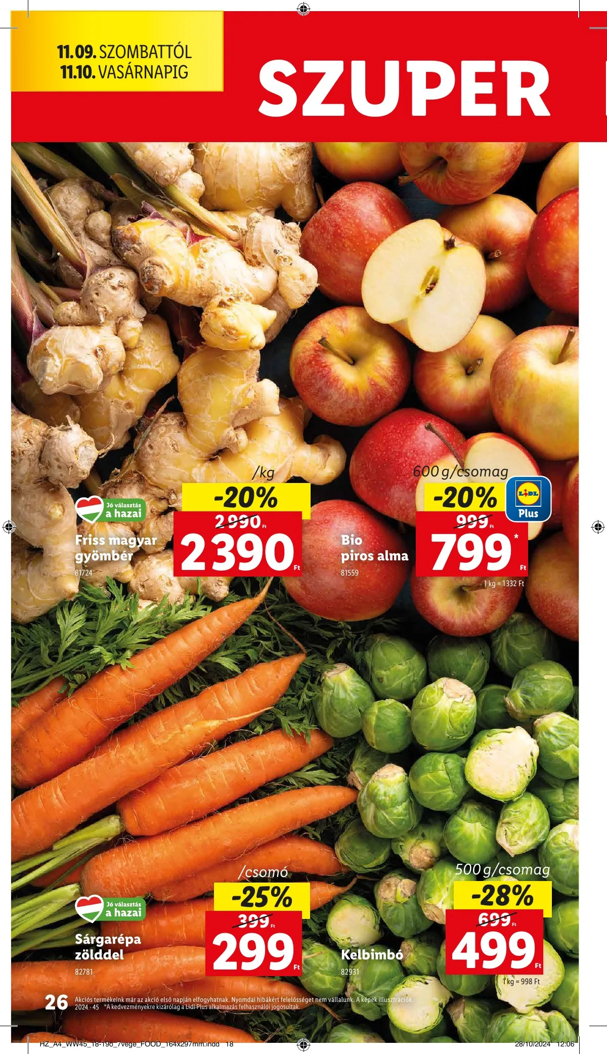 Lidl akciós újság 11.07–11.13 – 26. oldal