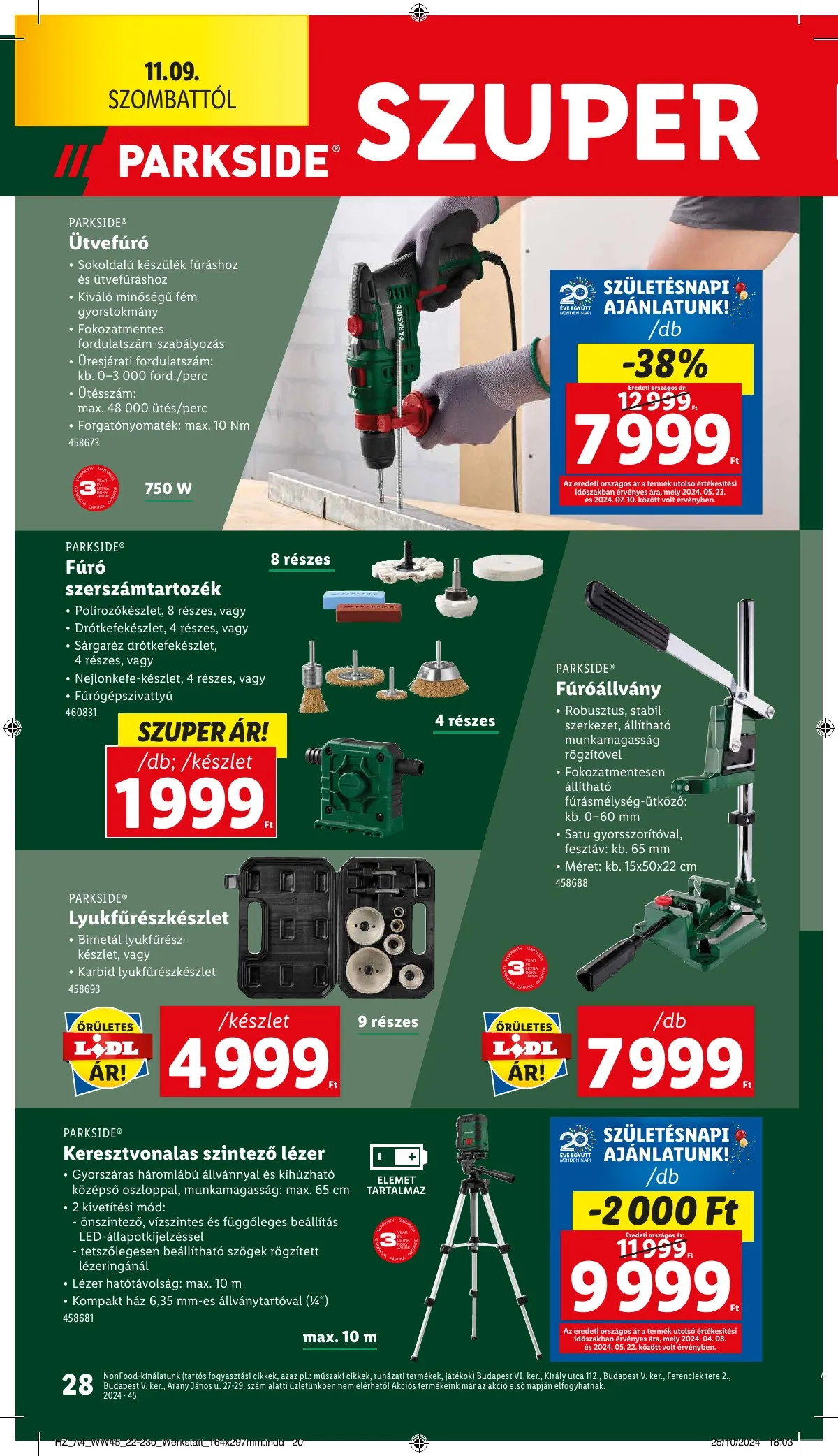 Lidl akciós újság 11.07–11.13 – 28. oldal