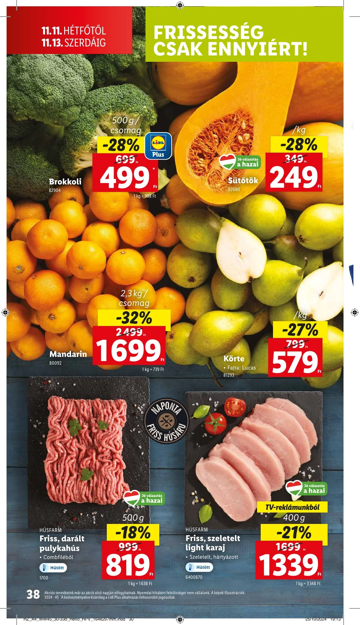 Lidl akciós újság 11.07–11.13 – 38. oldal