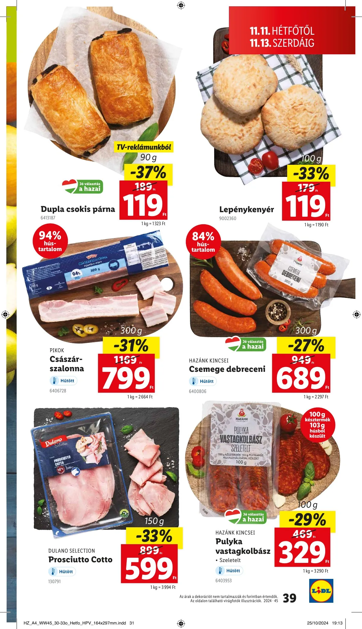 Lidl akciós újság 11.07–11.13 – 39. oldal