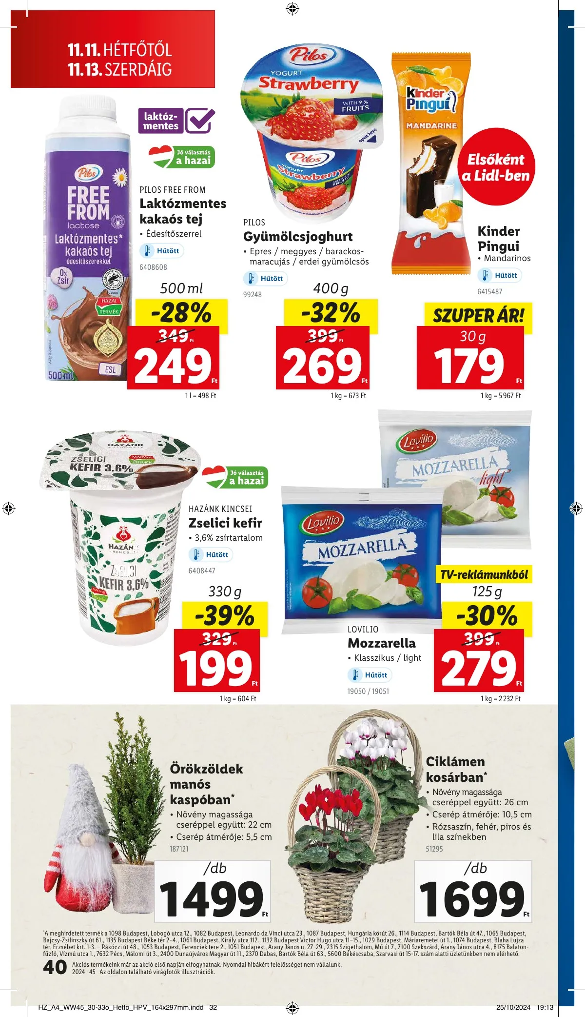Lidl akciós újság 11.07–11.13 – 40. oldal