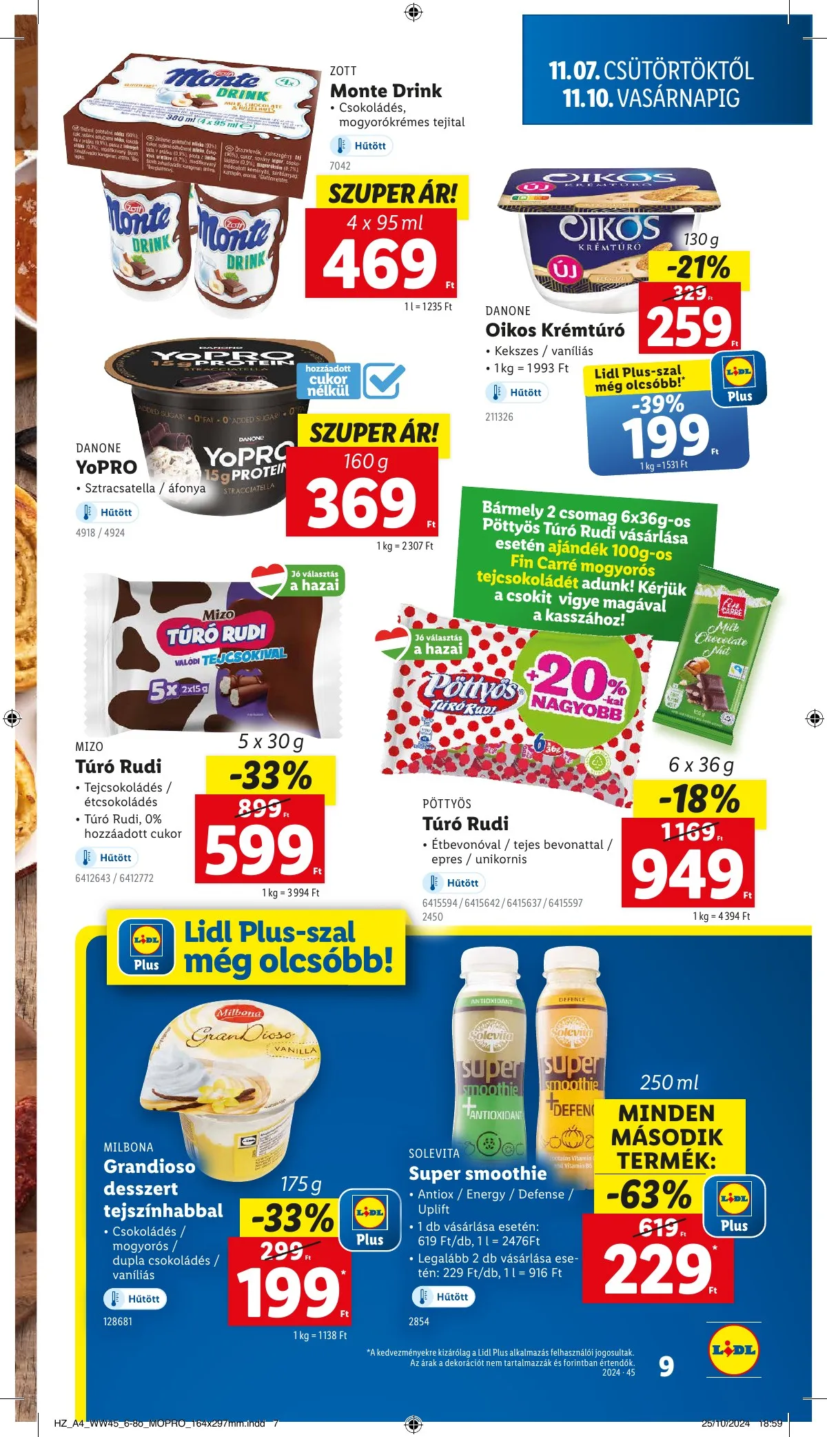 Lidl akciós újság 11.07–11.13 – 9. oldal