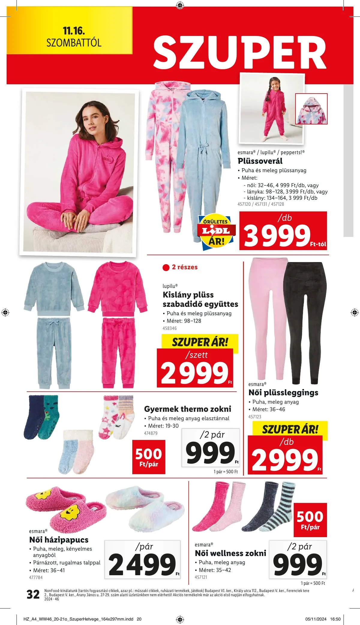 Lidl akciós újság 11.14–11.20 – 32. oldal