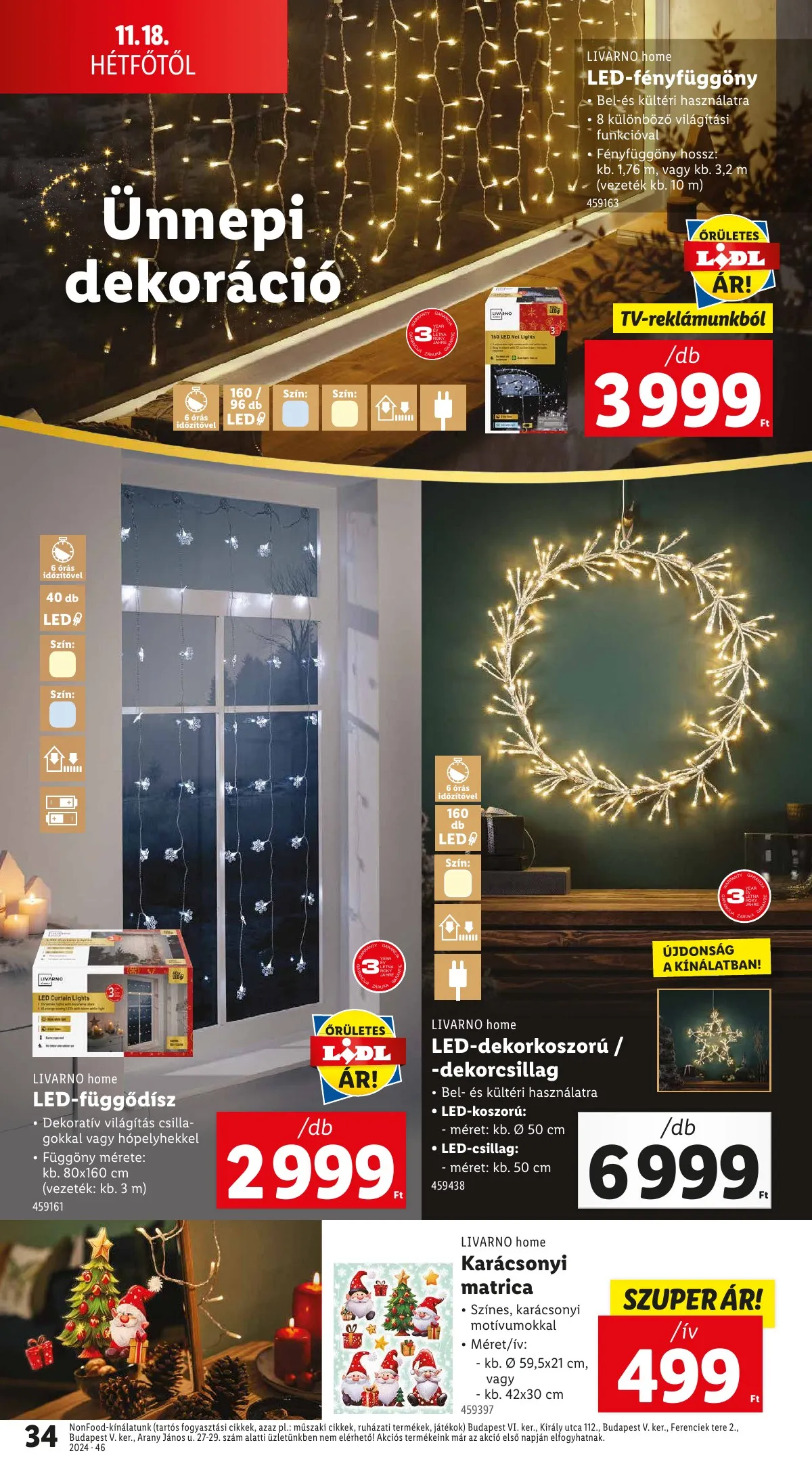 Lidl akciós újság 11.14–11.20 – 34. oldal